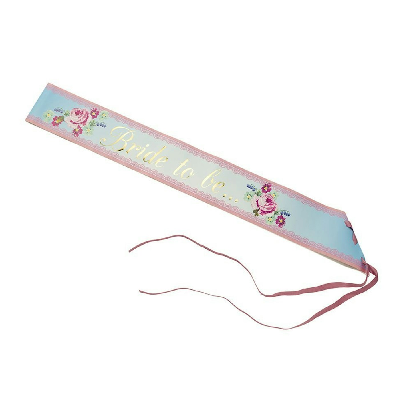 floral hen sash