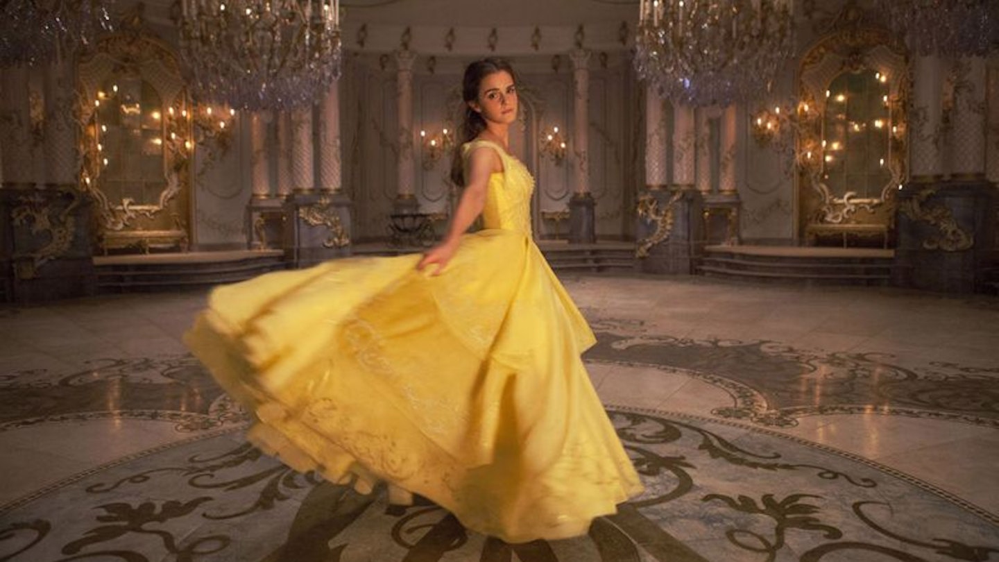 belle from beauty and the beast yellow dress What is your favorite yellow/gold worn by Belle? : r/disneyprincess like bodice embroidered with a stunning red rose Belle yellow dress from Beauty