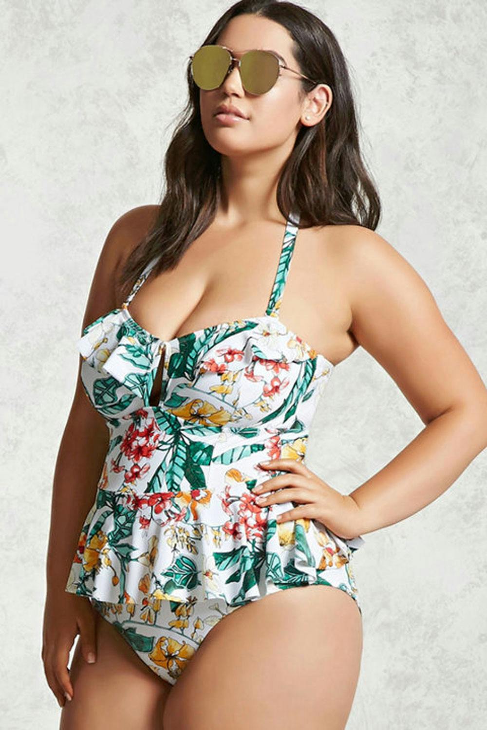 Forever 21 plus sales size swimsuits