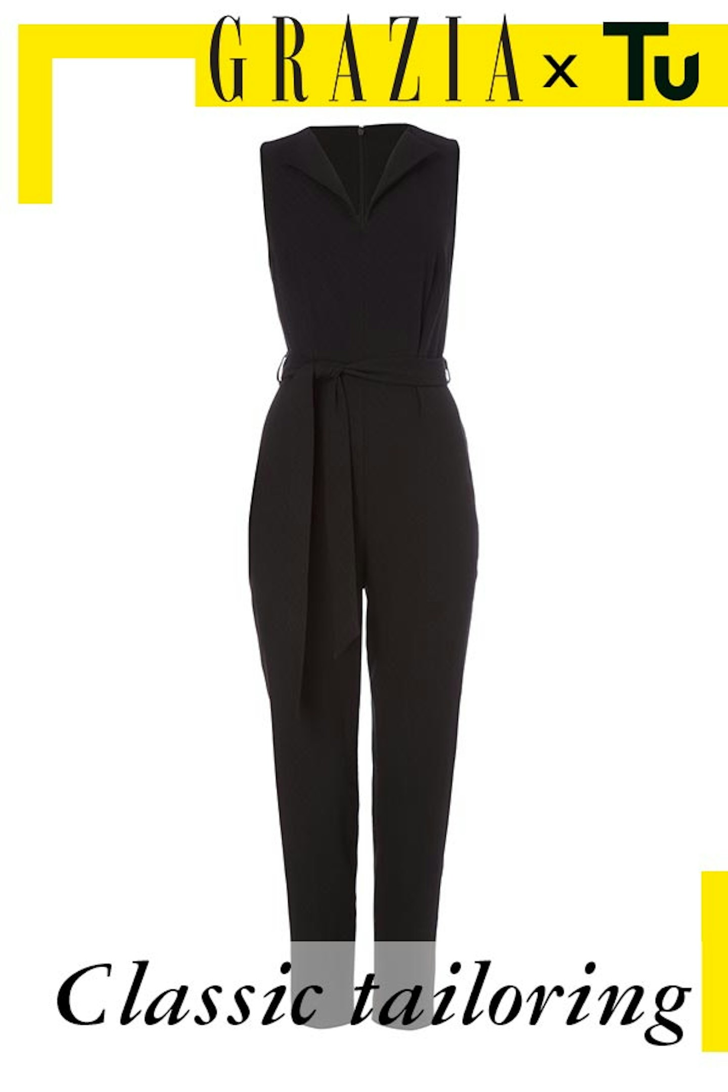 Sainsbury's TU black jumpsuit for spring