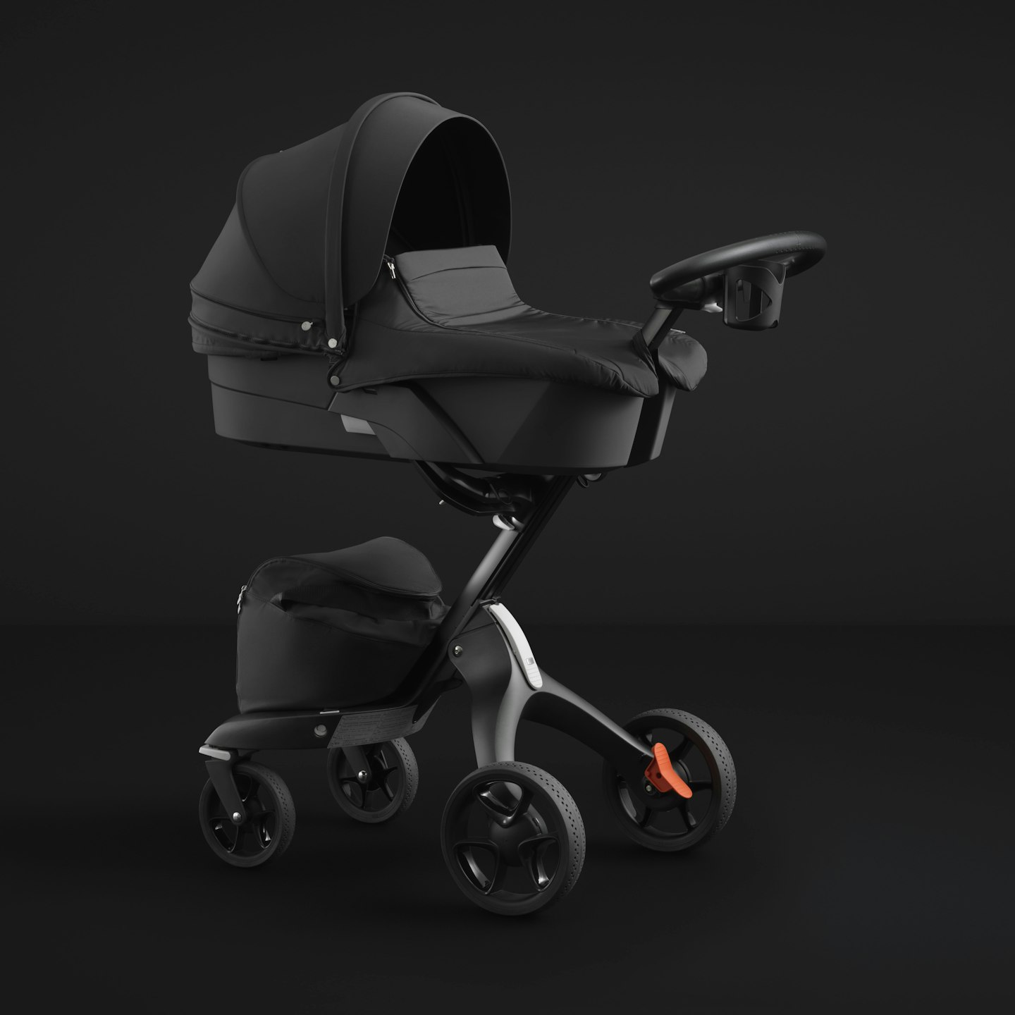 stokke-xplory-baby-pram-black-stylish-stroller