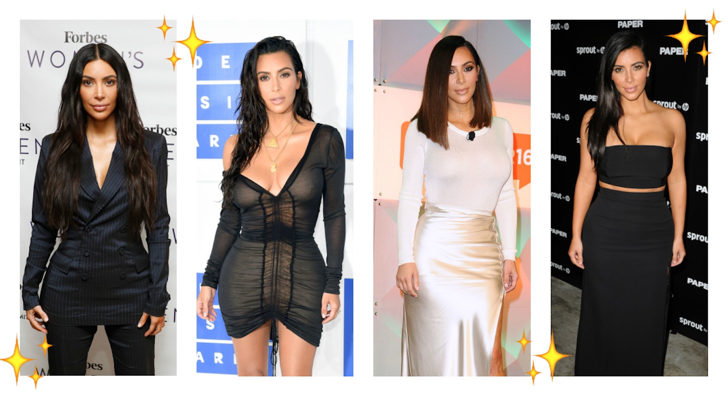 Get the look with boohoo.com: Kim Kardashian