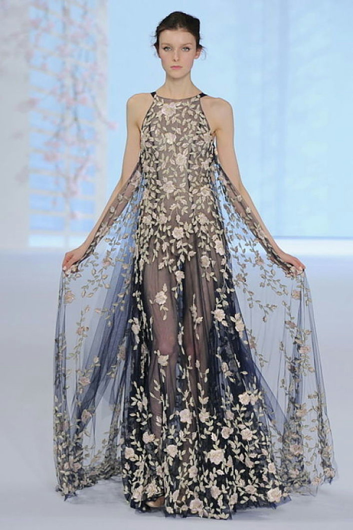 floral ralph and russo gown