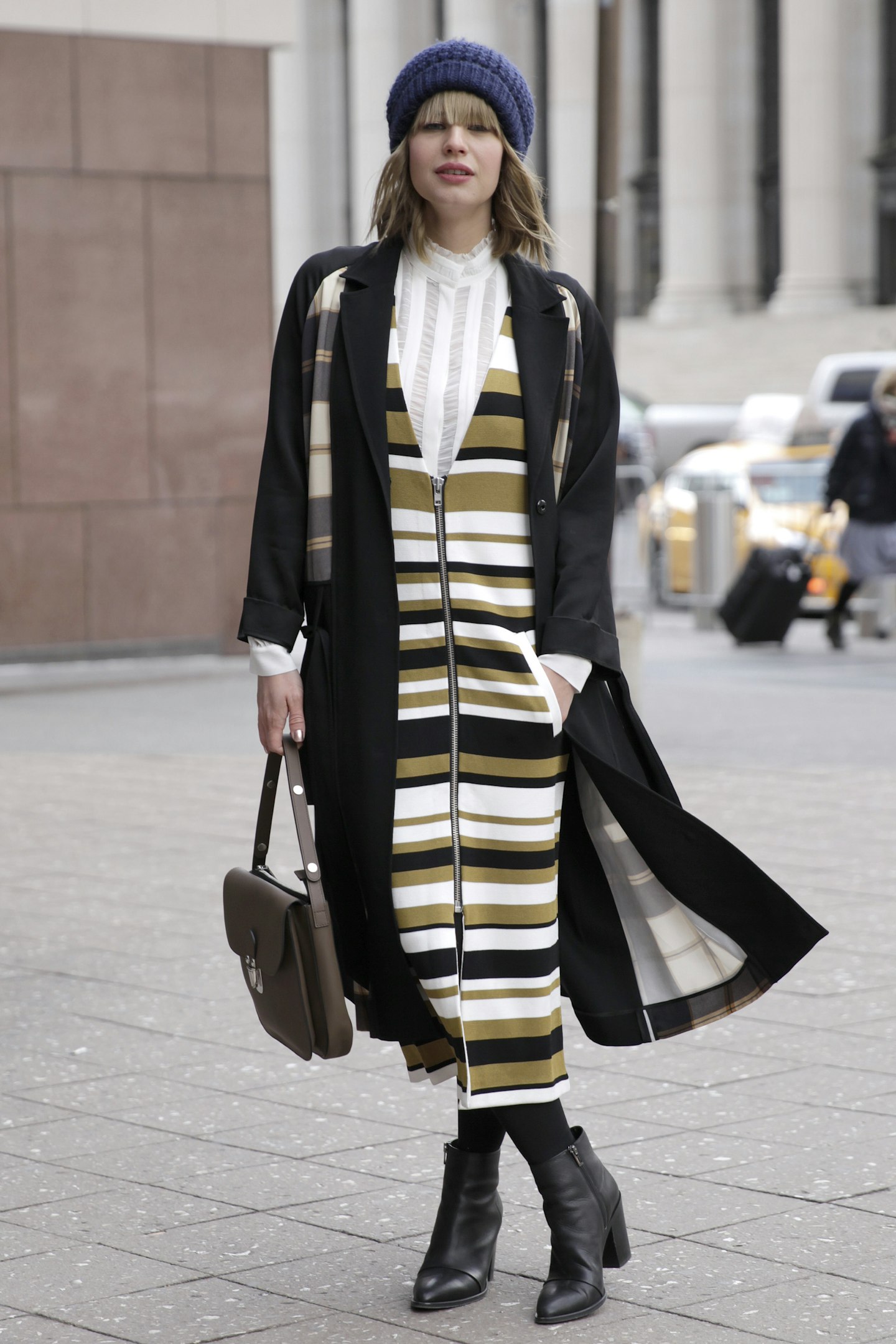 street style new york fashion week layering