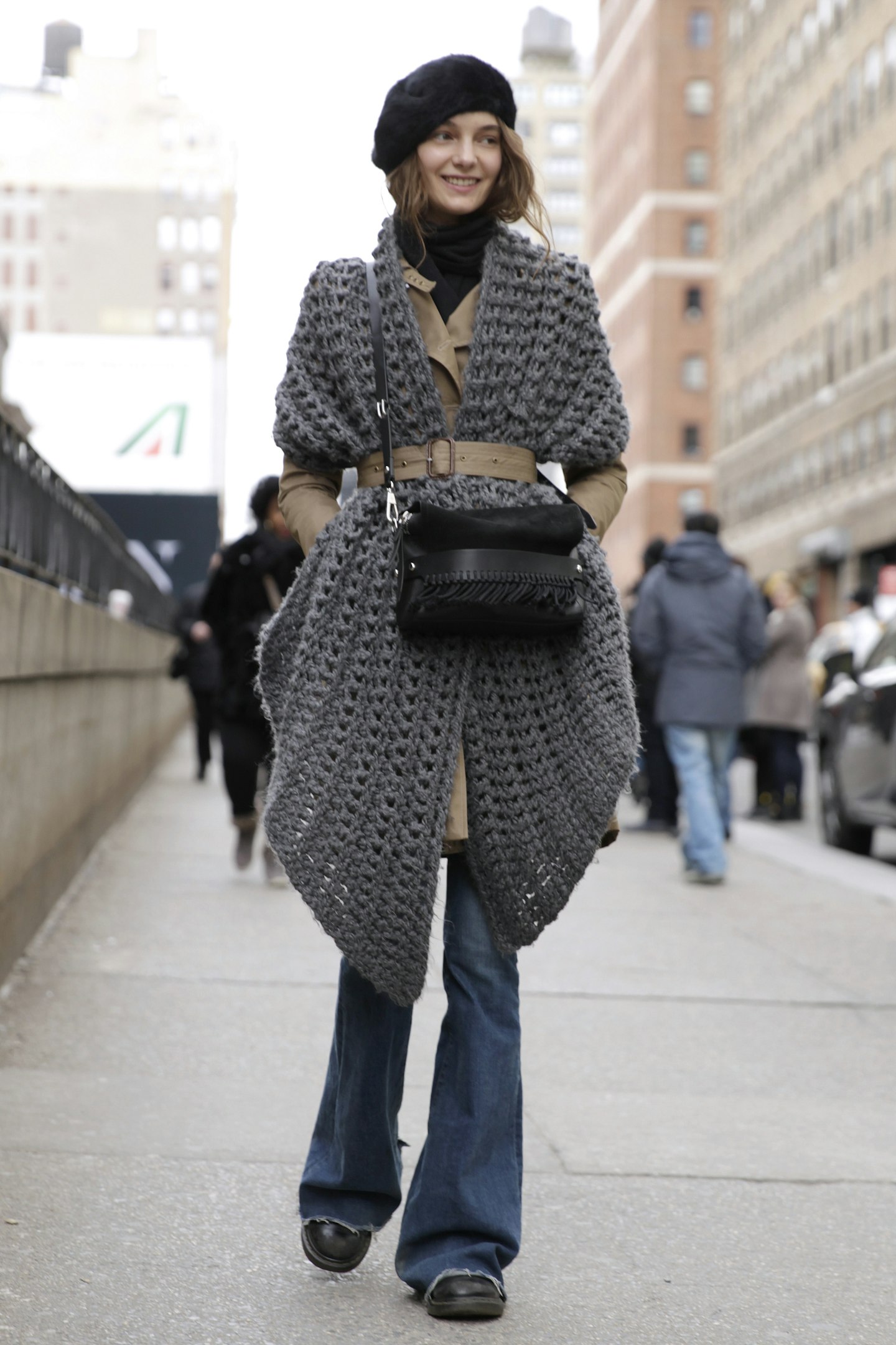 street style new york fashion week layering
