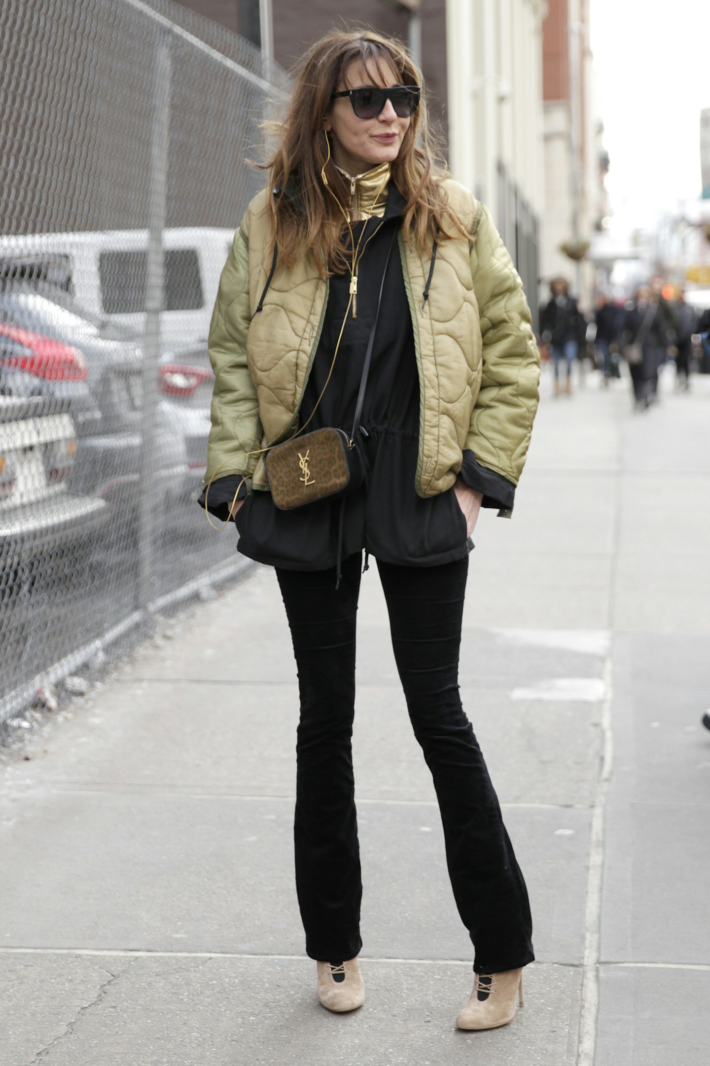 street style new york fashion week layering