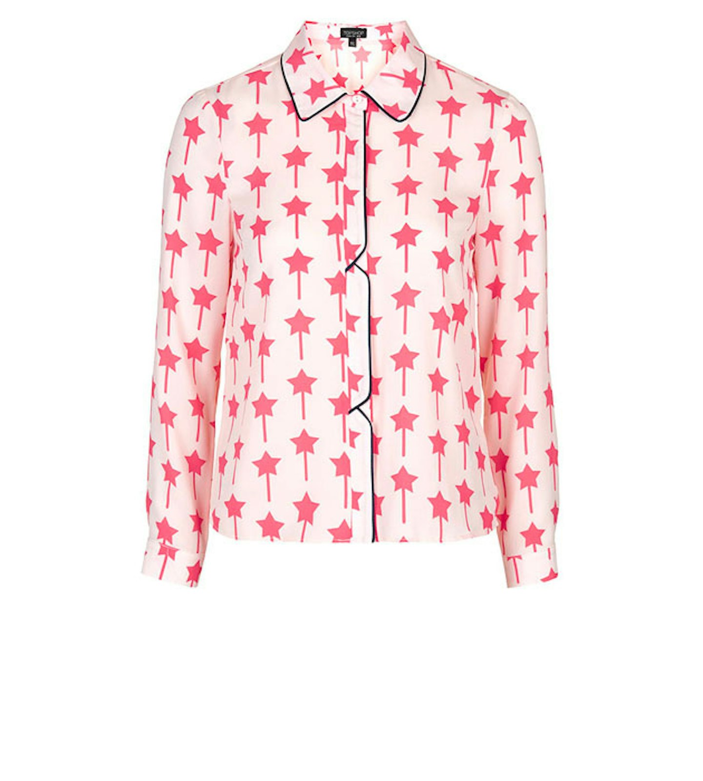 topshop star print shirt new trend miu miu