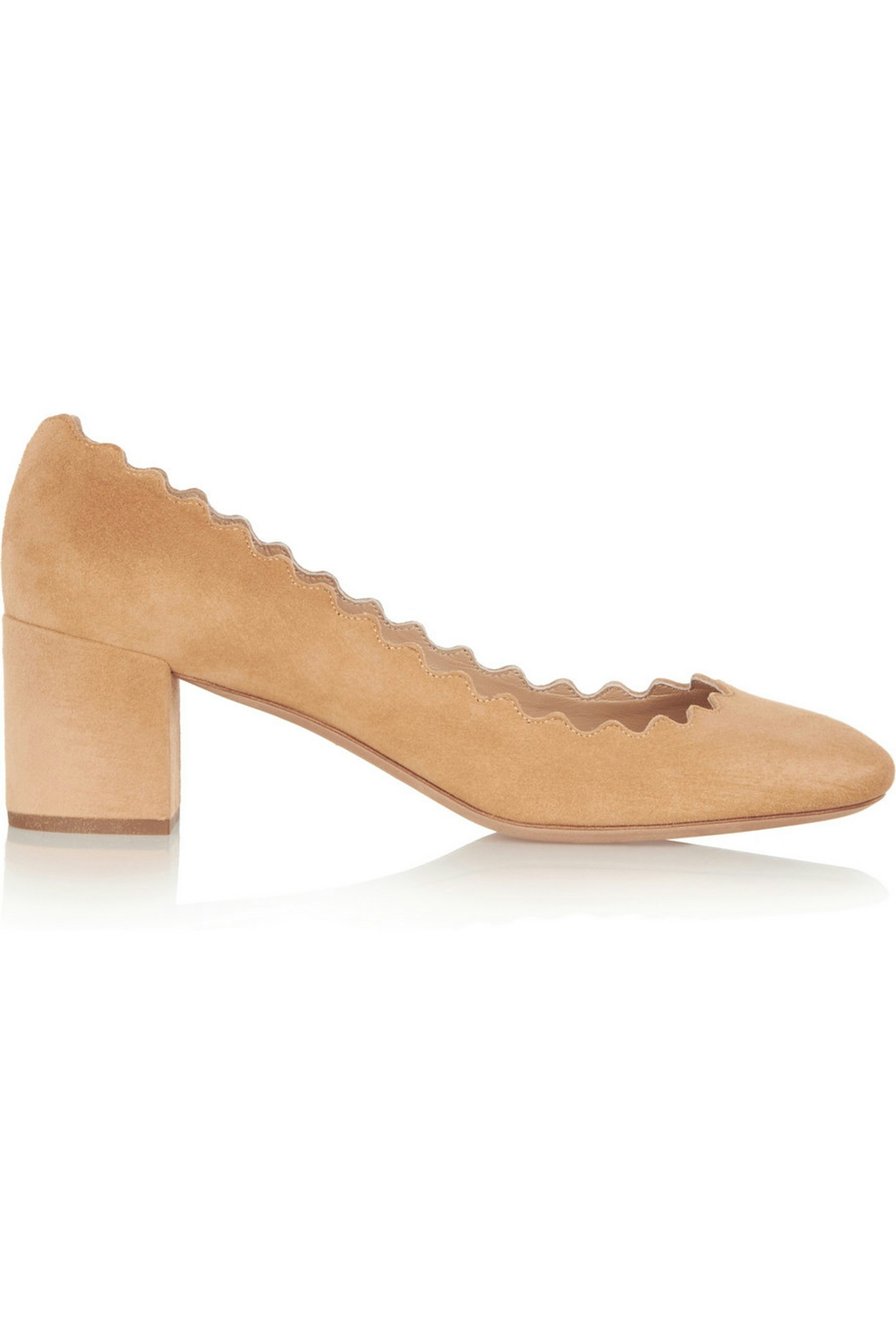 scalloped pumps chloe