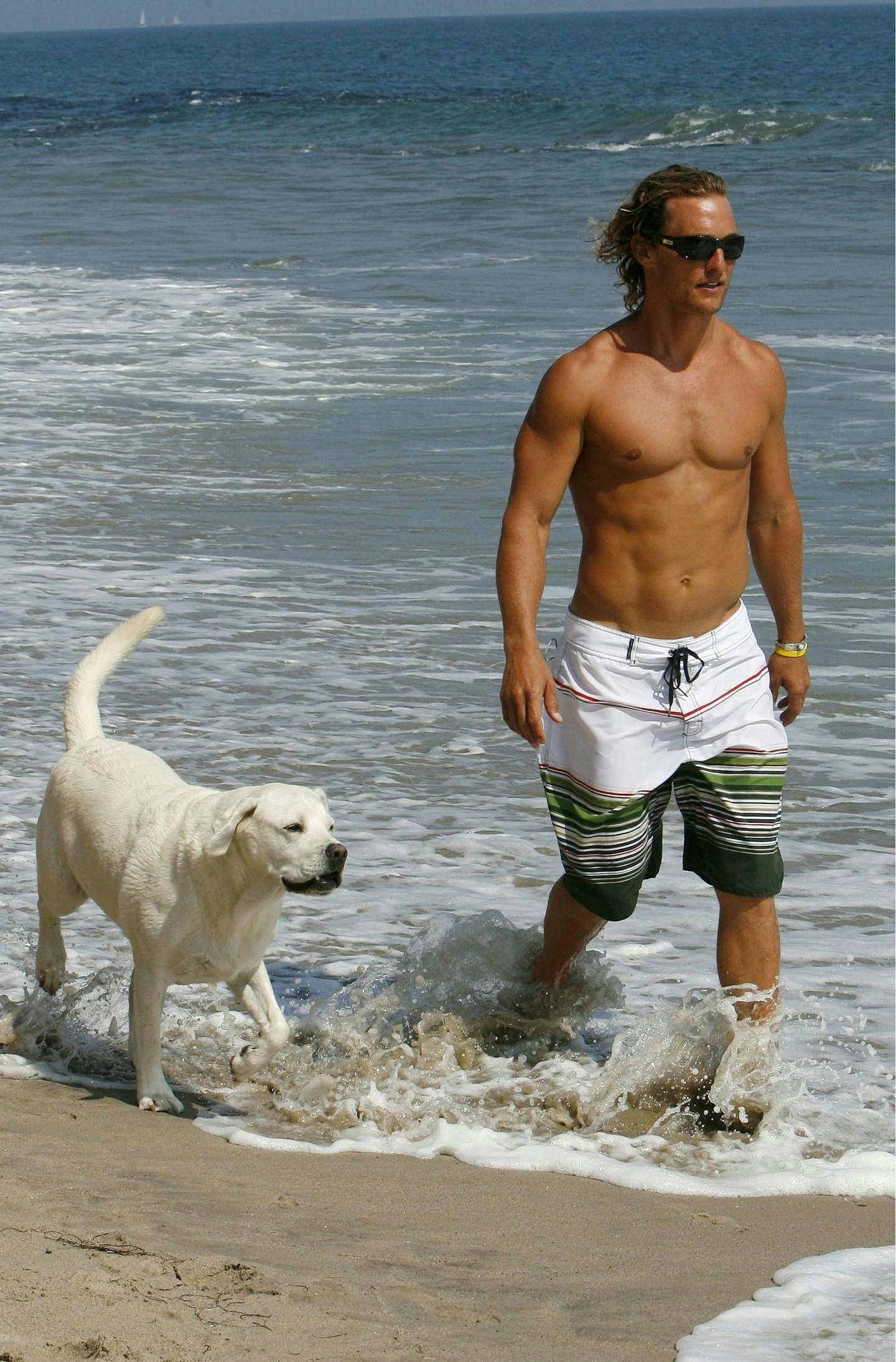 Matthew Mcconaughey and dog