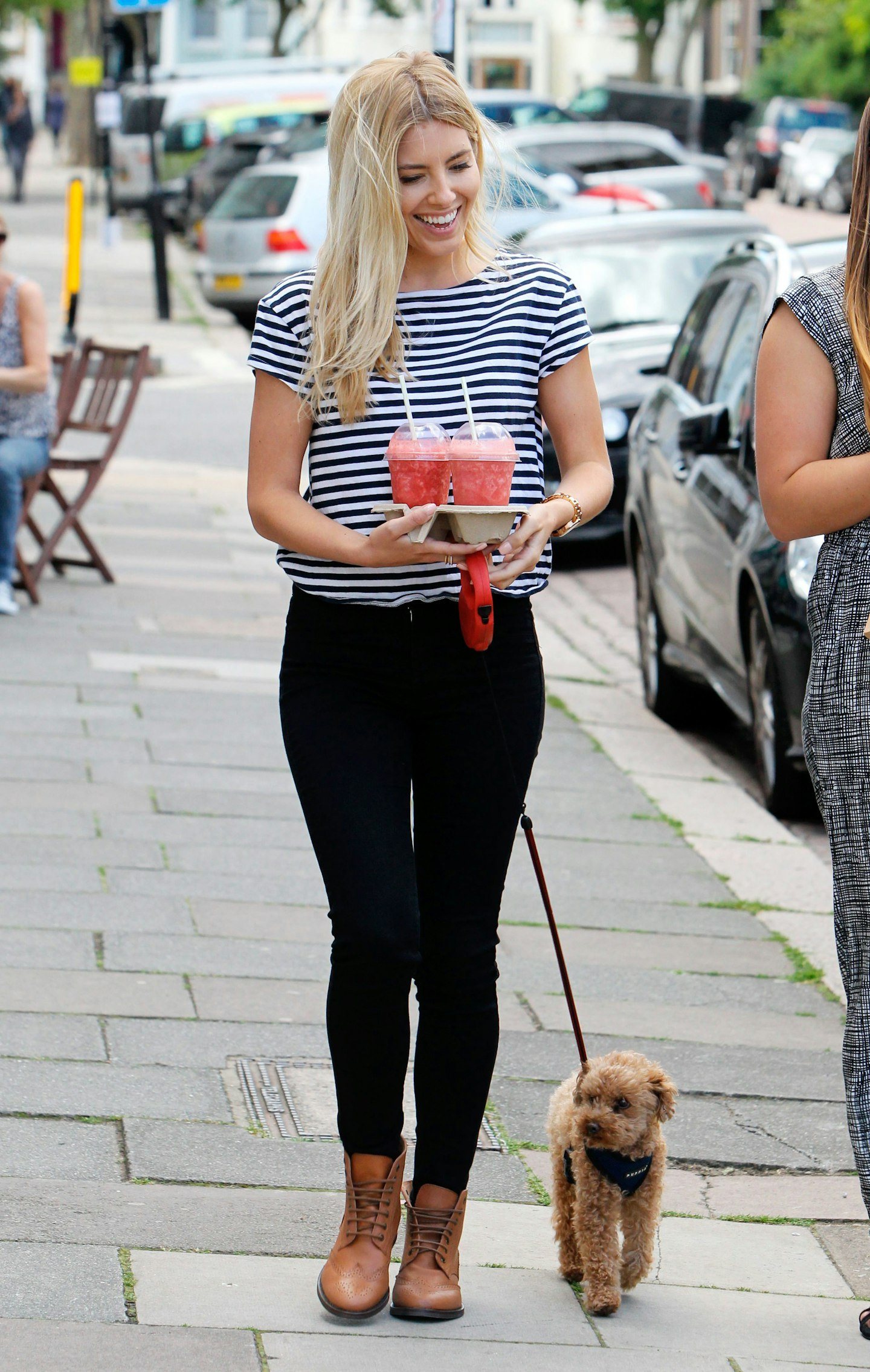 Mollie King and dog