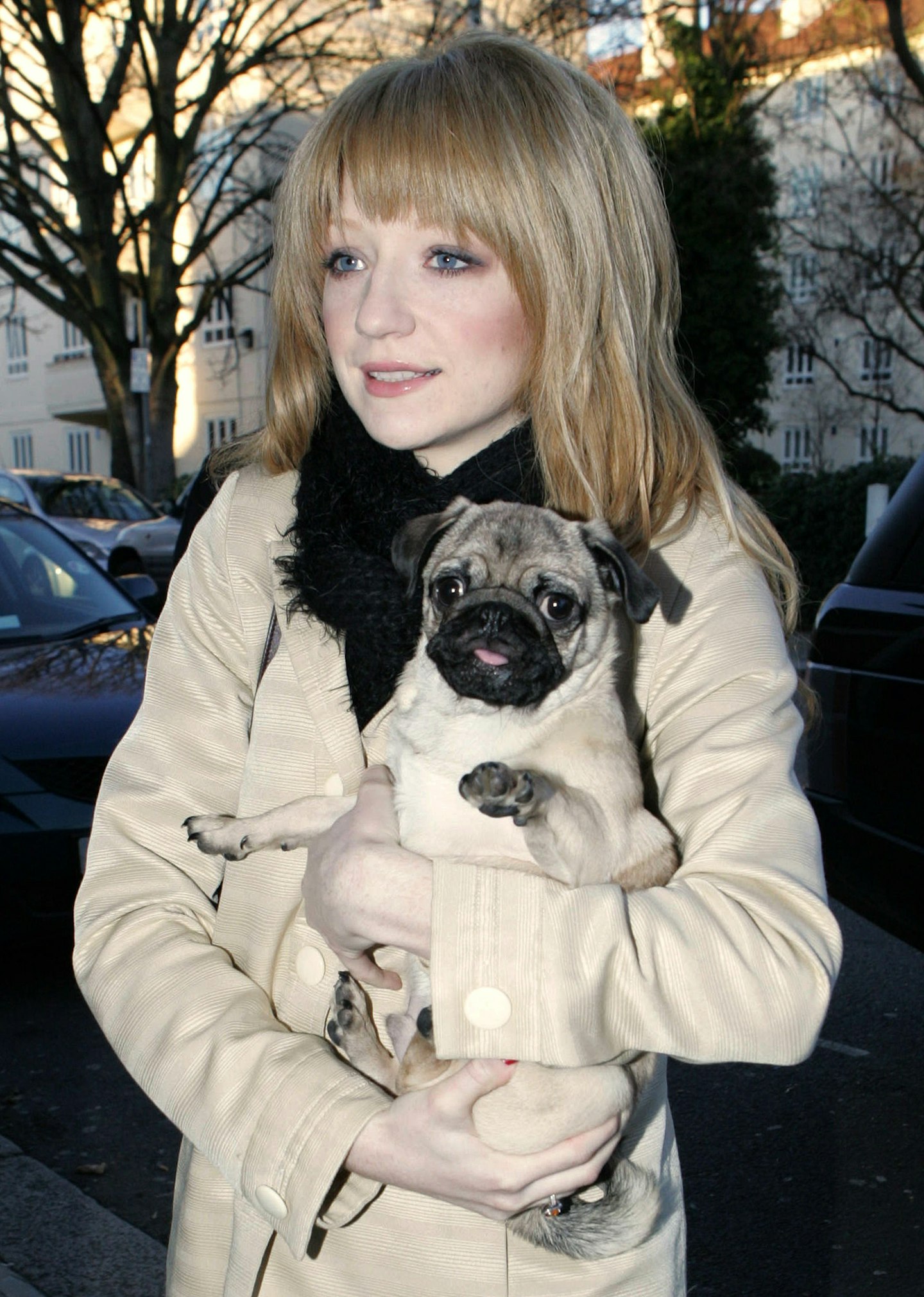 Nicola Roberts and dog