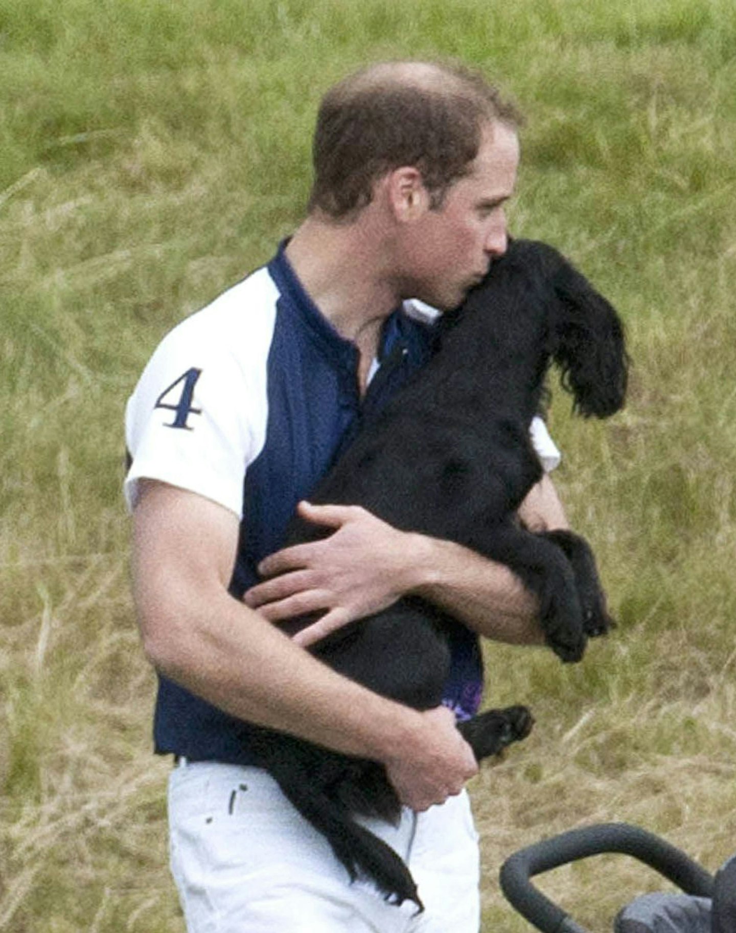 Prince William and dog