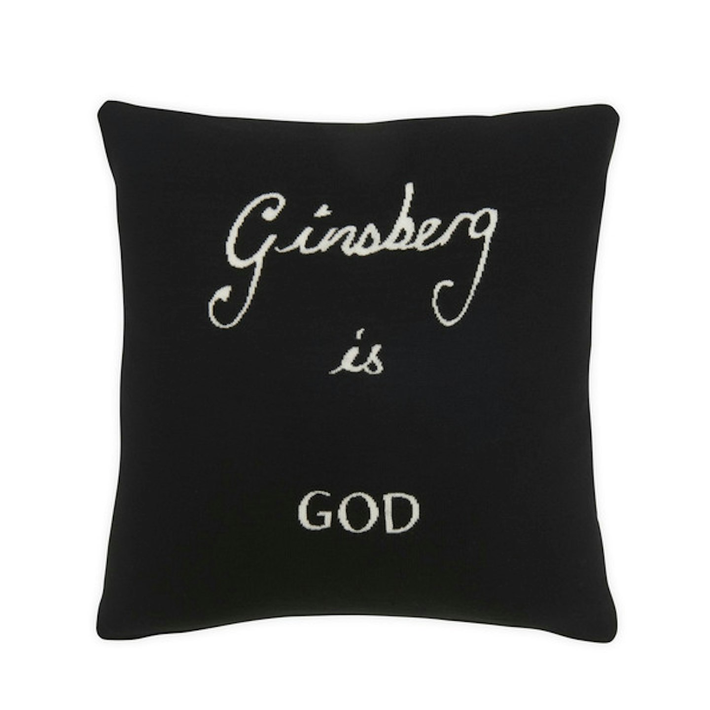 ginsberg is god bella freud cushion