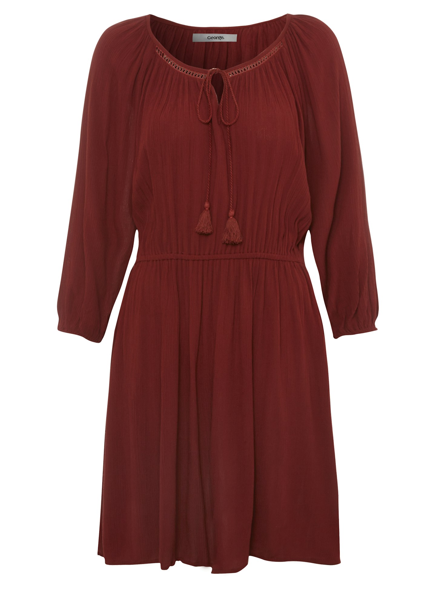 Burgundy dress £14