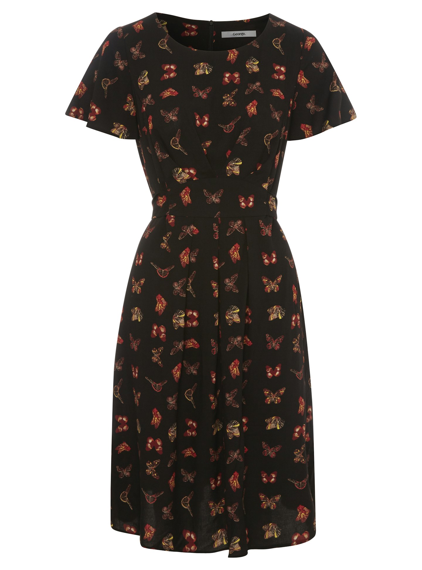 Butterfly print dress 14