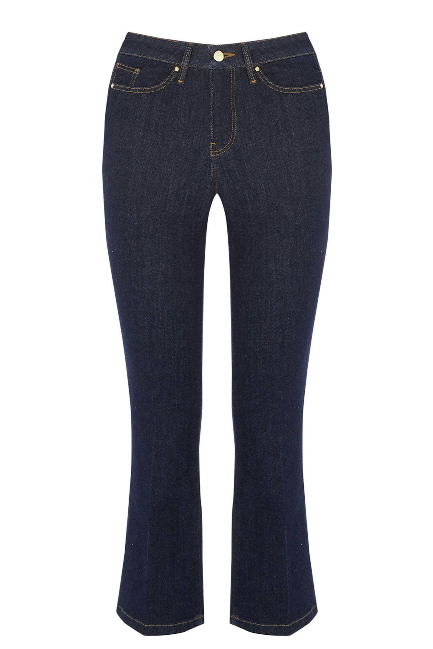 cropped kick flare jeans warehouse