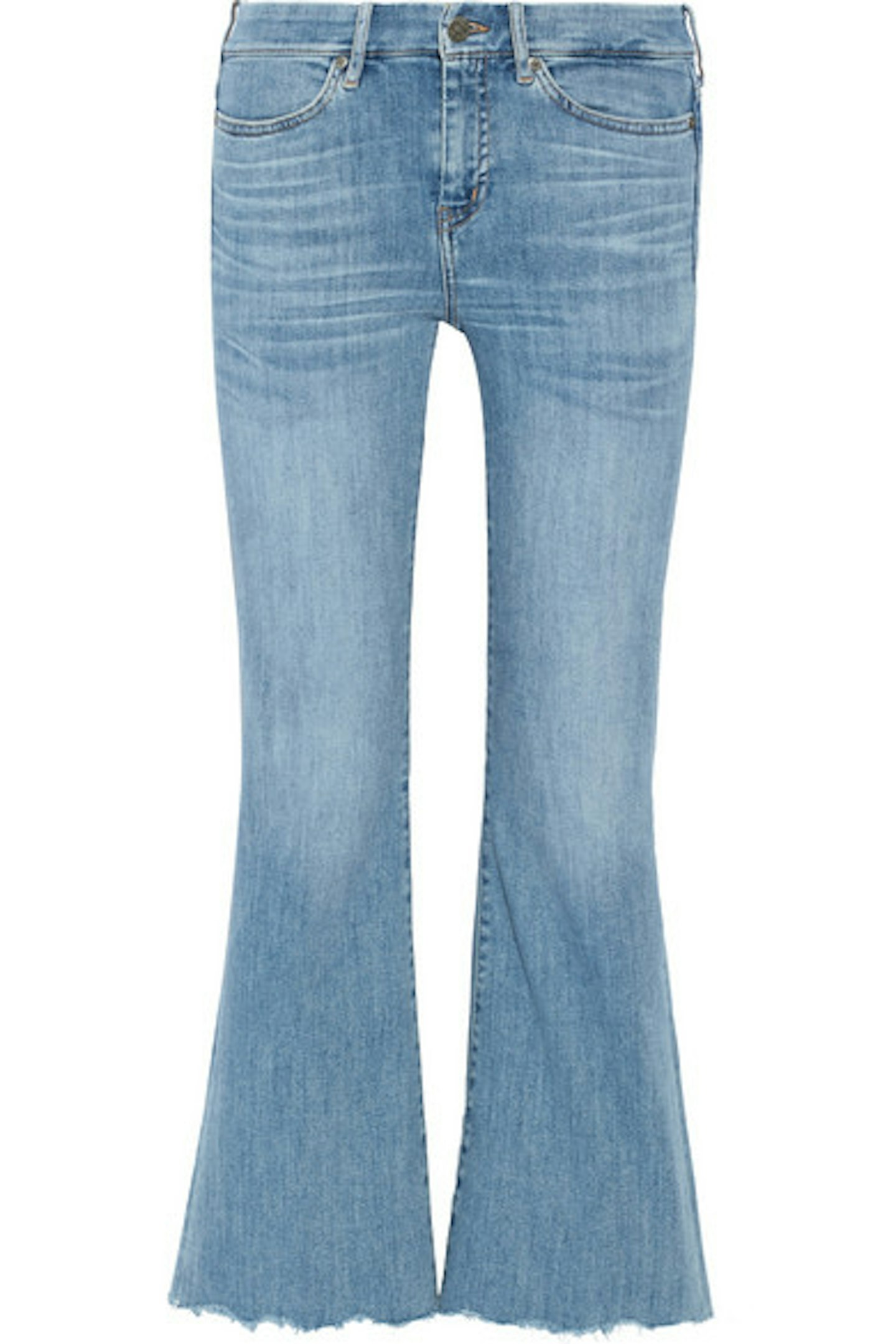 high raise flared jeans mih