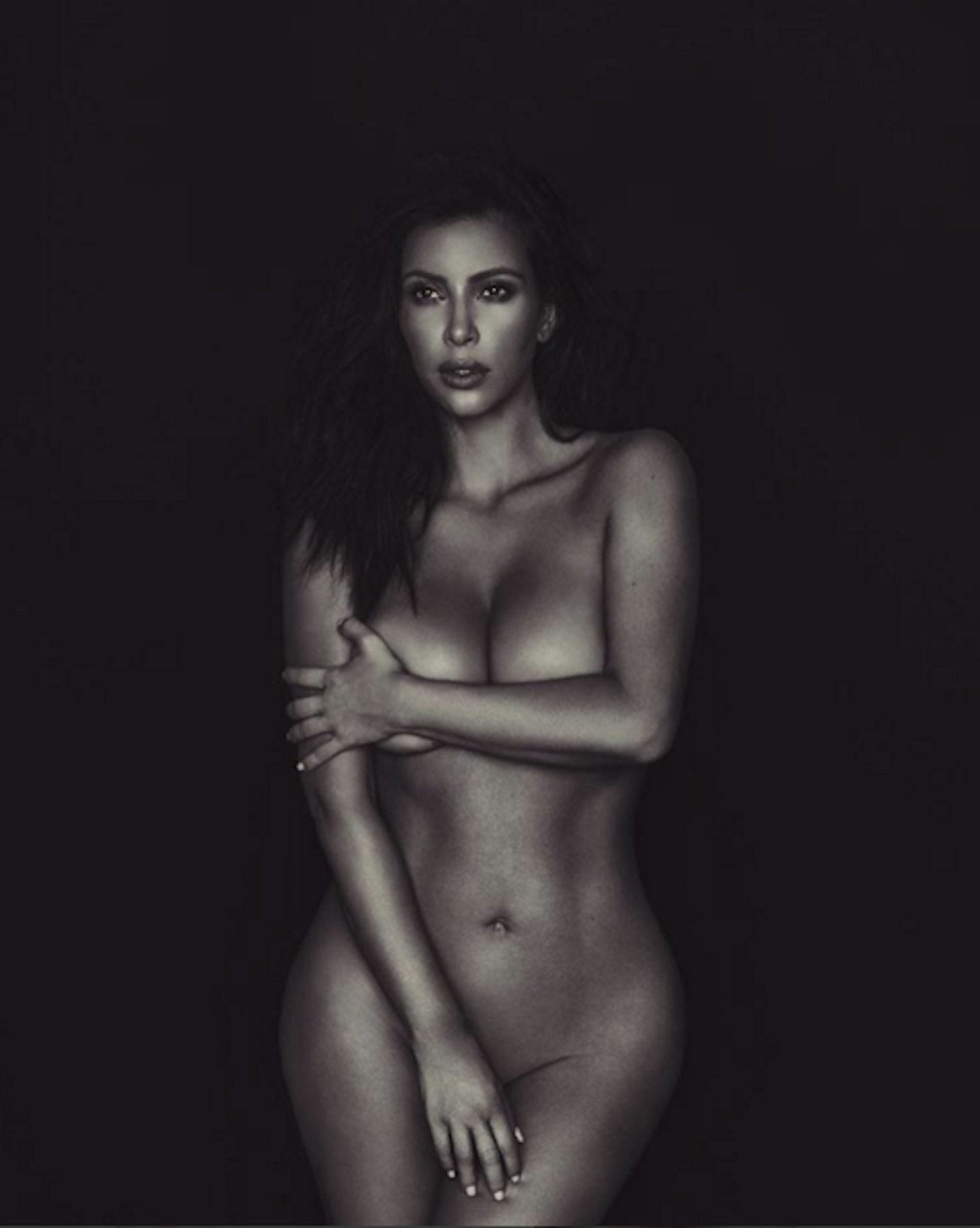 Kim Kardashian naked