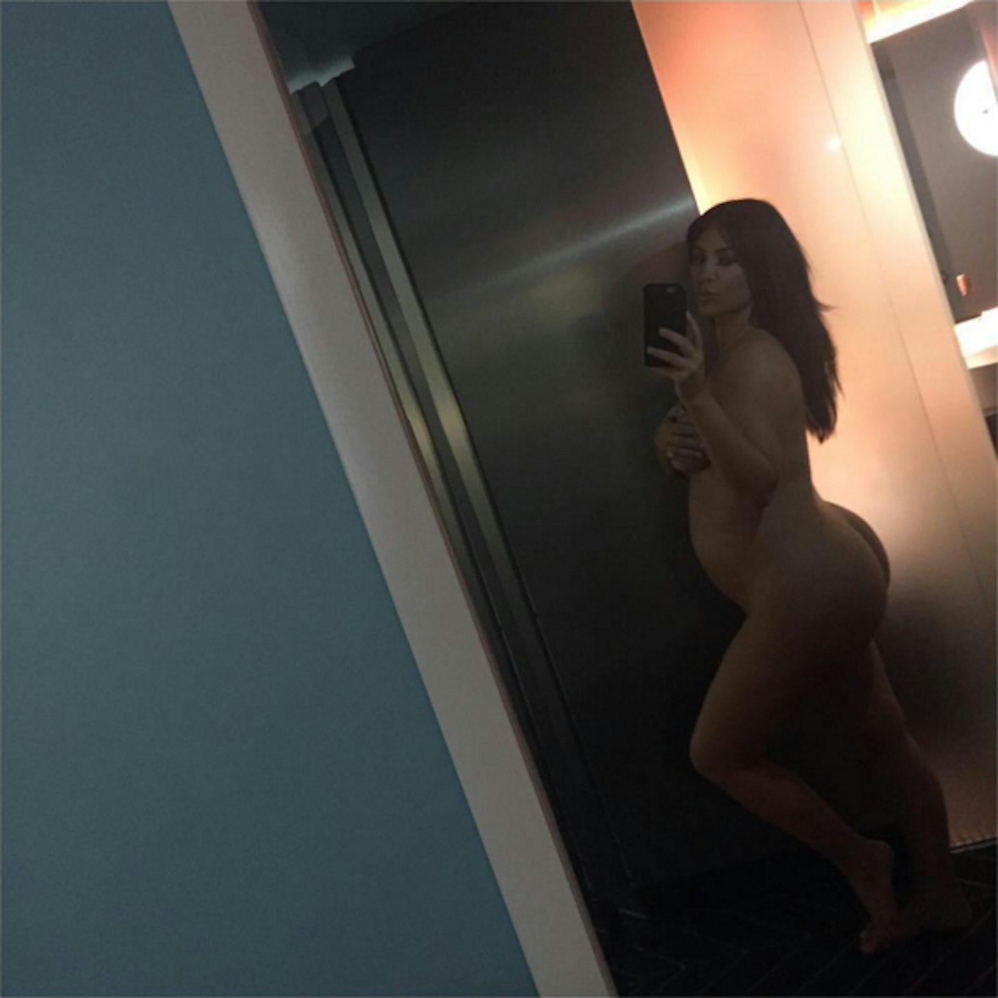 Kim Kardashian naked