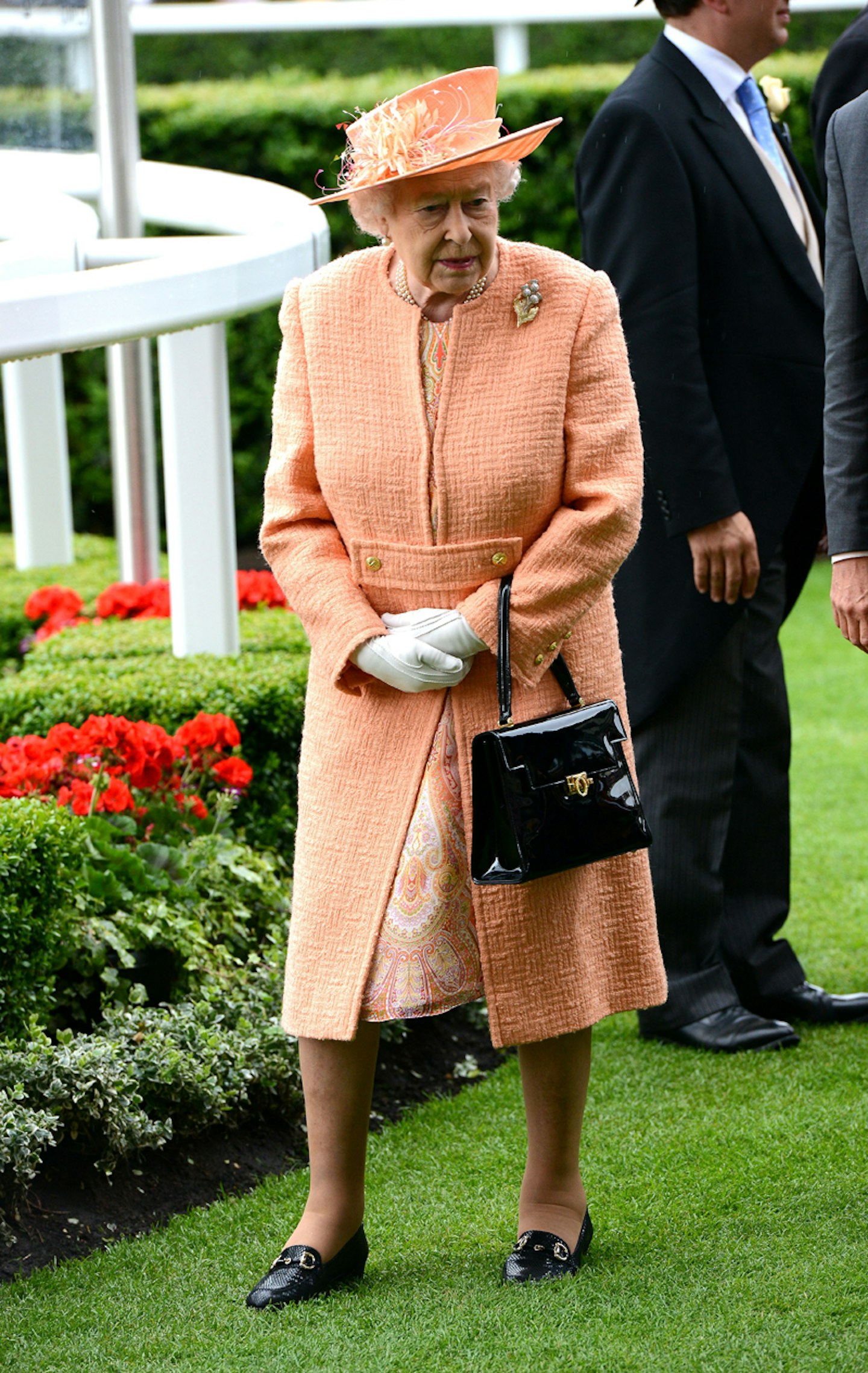 queen elizabeth II 90th birthday outfits fashion style rainbow colours gallery