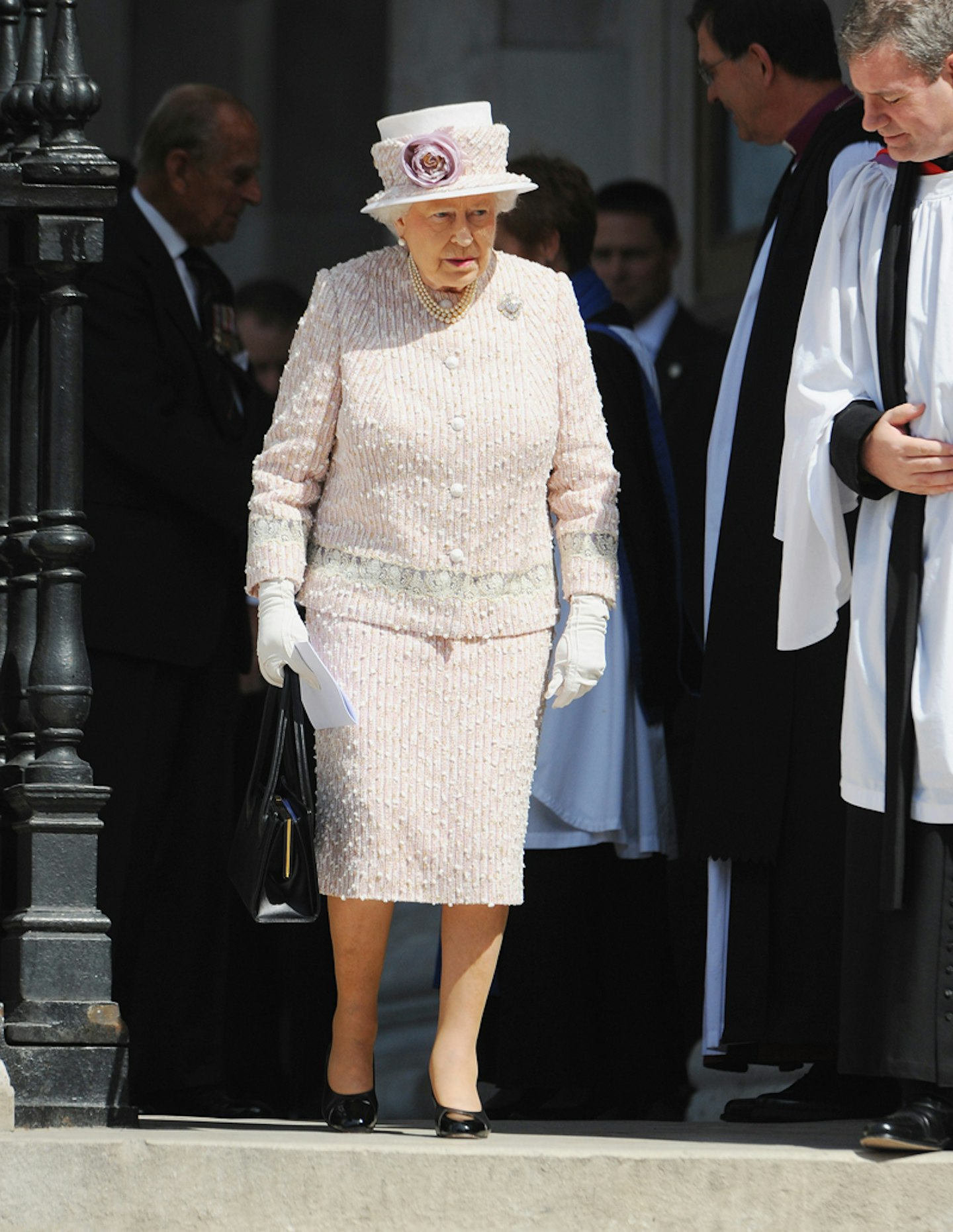 queen elizabeth II 90th birthday outfits fashion style rainbow colours gallery