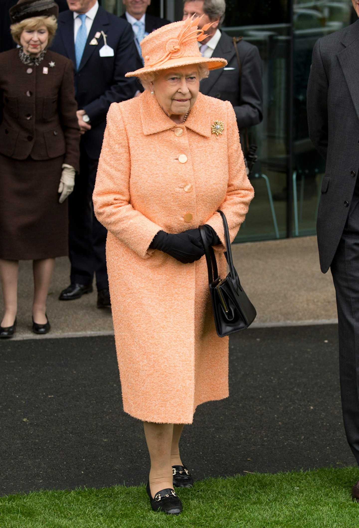 queen elizabeth II 90th birthday outfits fashion style rainbow colours gallery