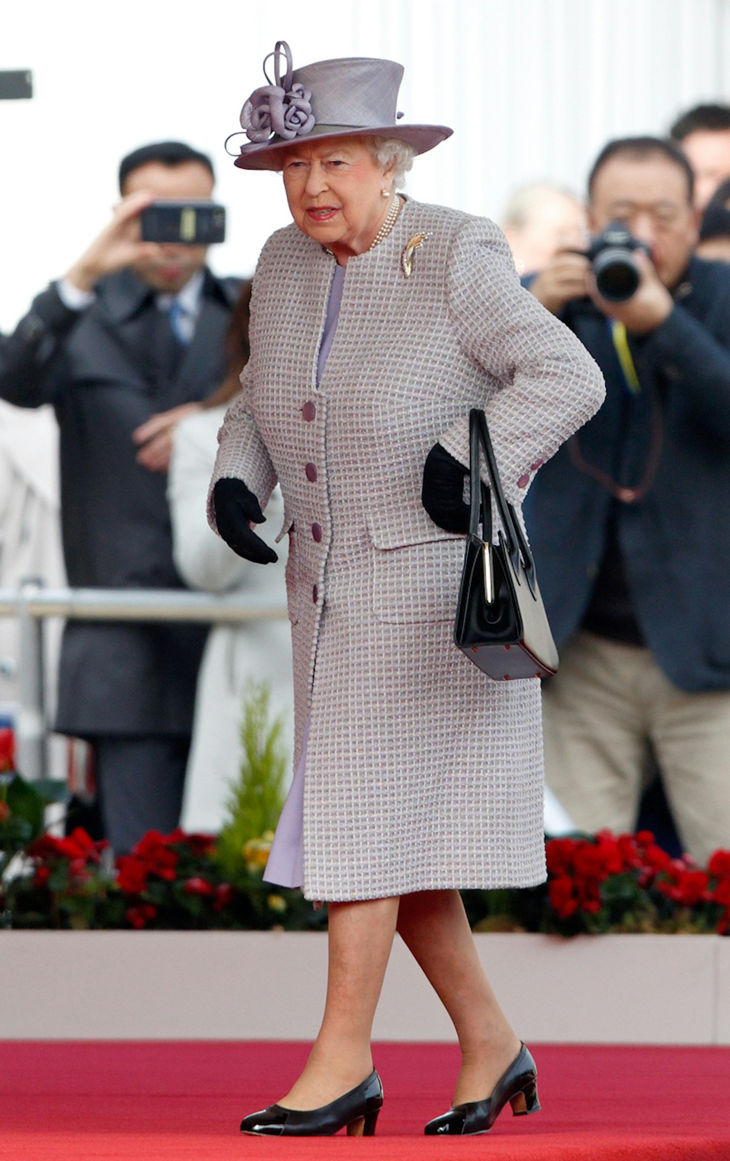 queen elizabeth II 90th birthday outfits fashion style rainbow colours gallery