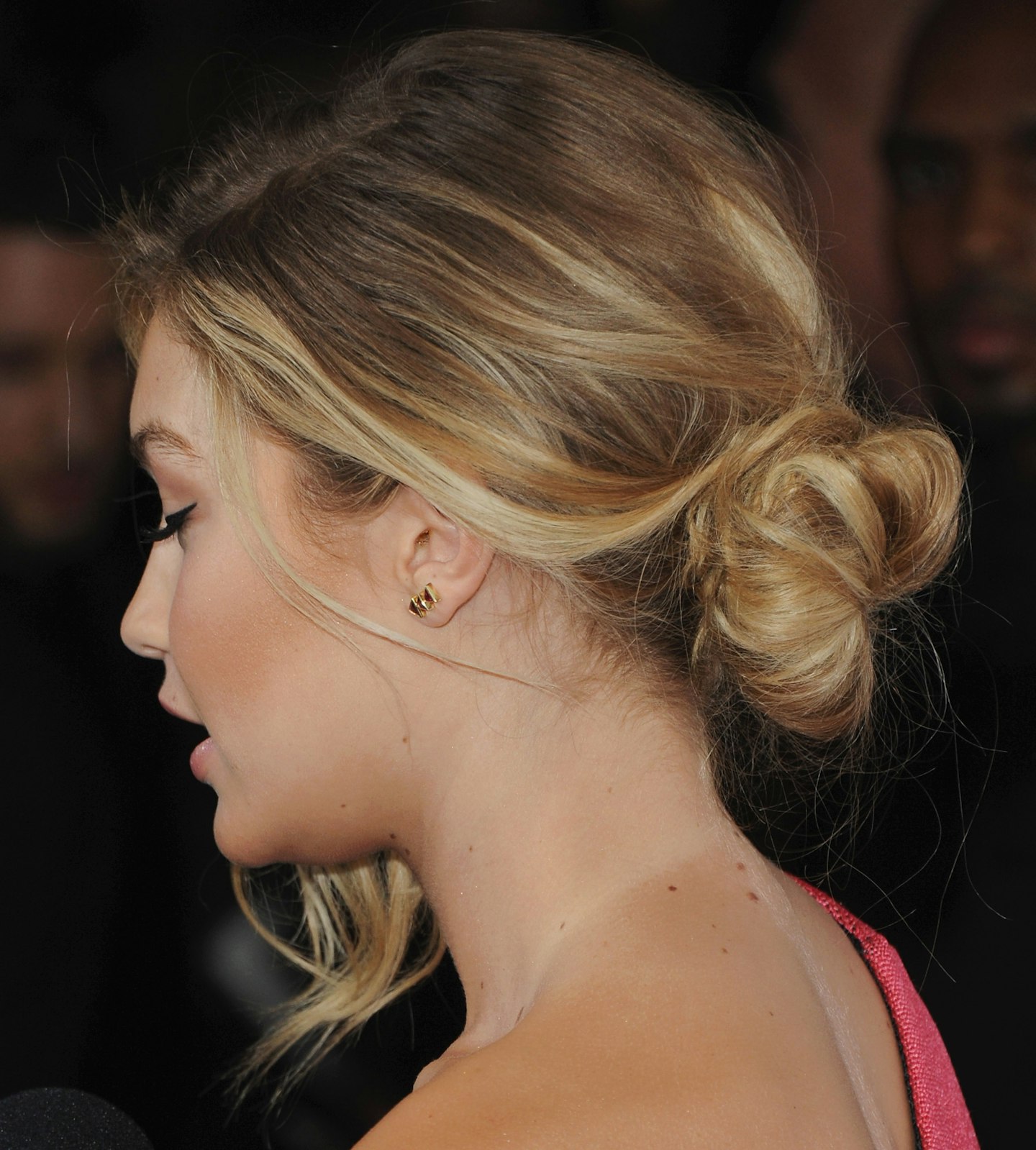 Gigi Hadid Topknot Bun Hairstyles