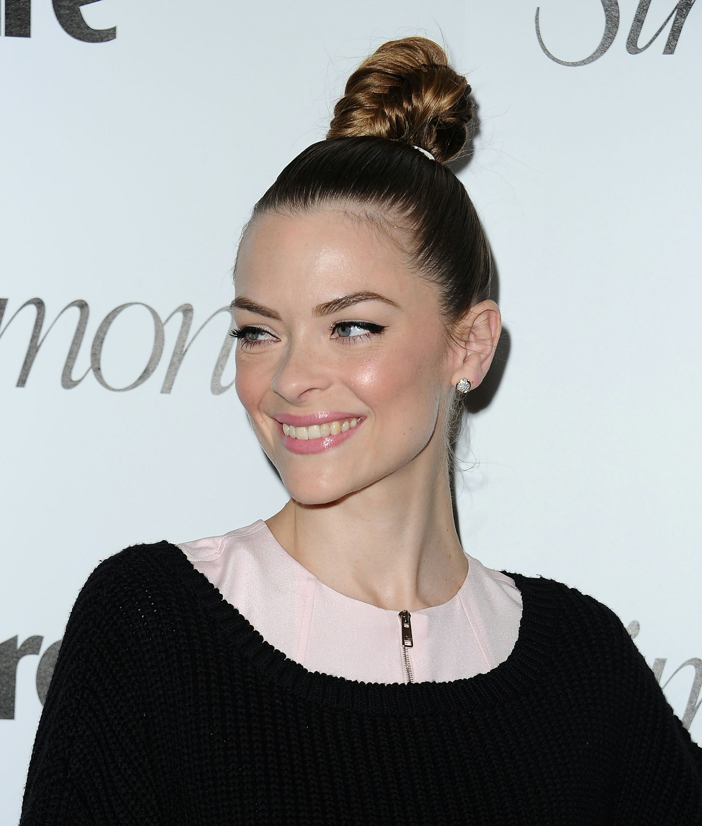 Jaime King Topknot Bun Hairstyles