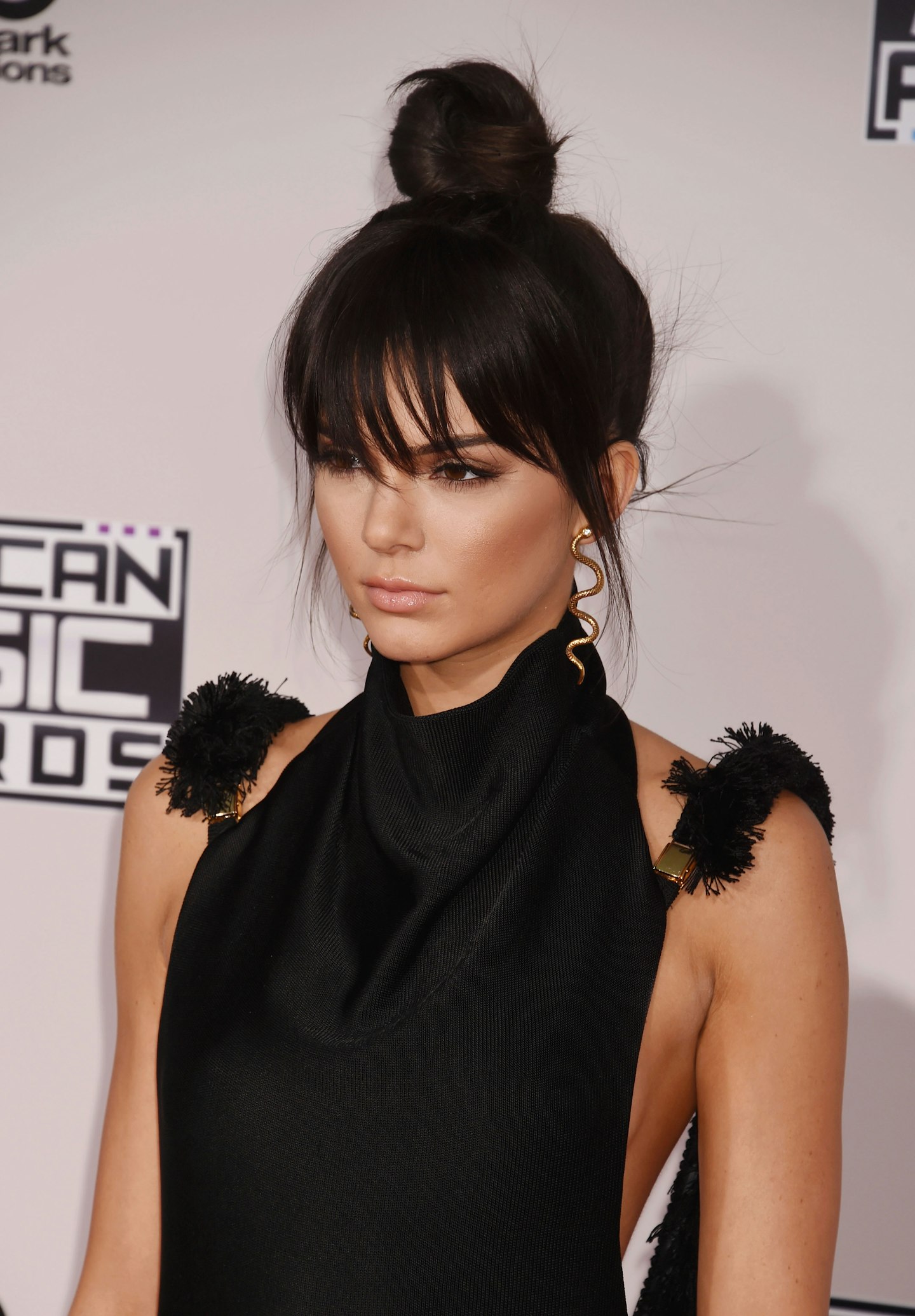 Kendall Jenner Topknot Bun Hairstyles