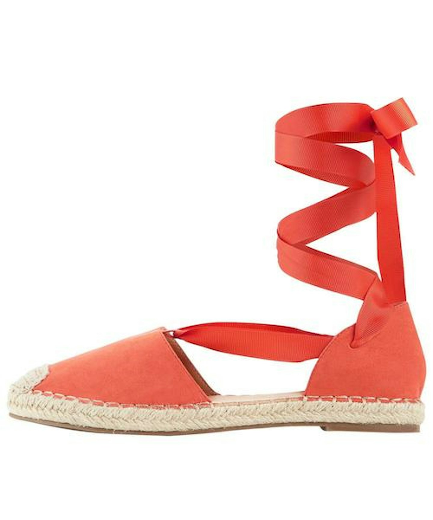 Tie up espadrille £18