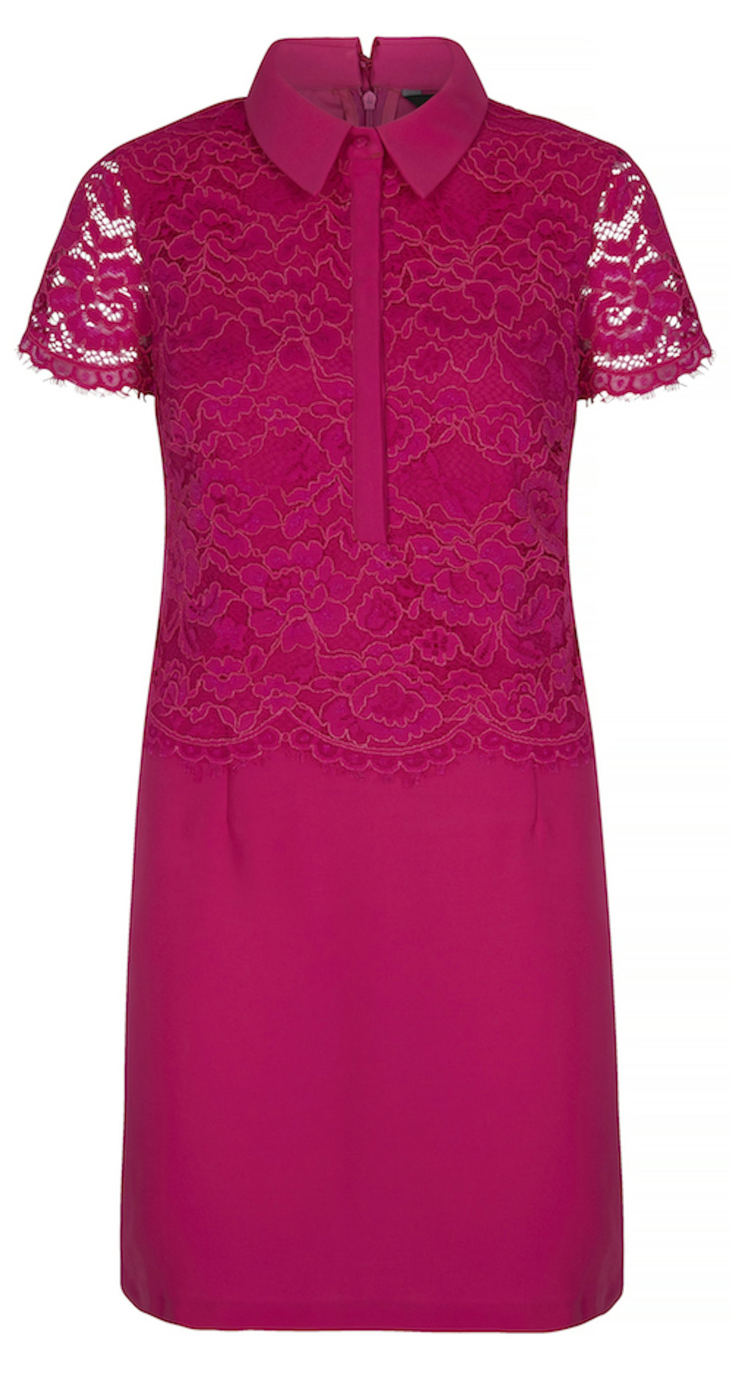 Fuchsia lace dress £50