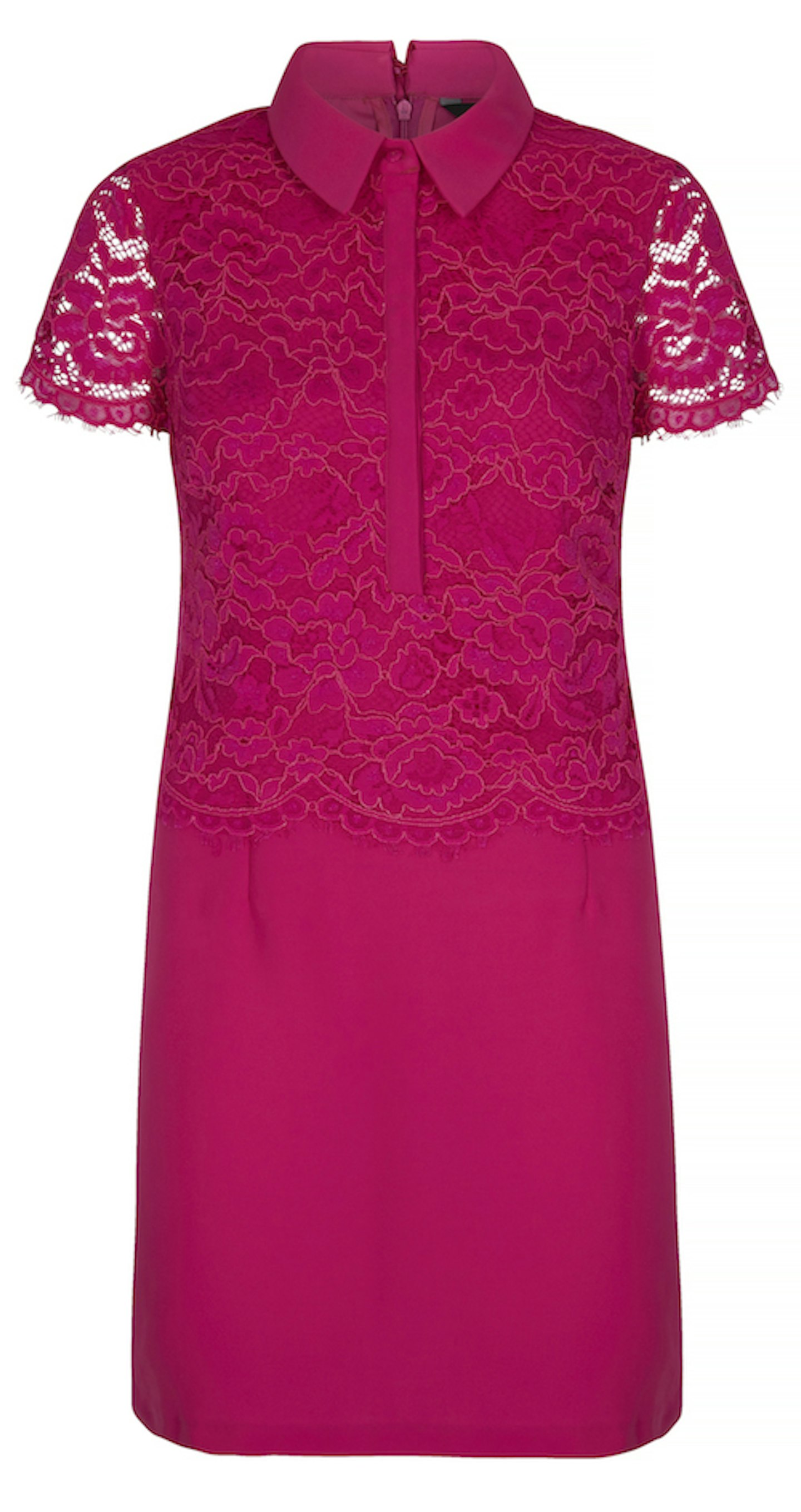 Fuchsia lace dress 50