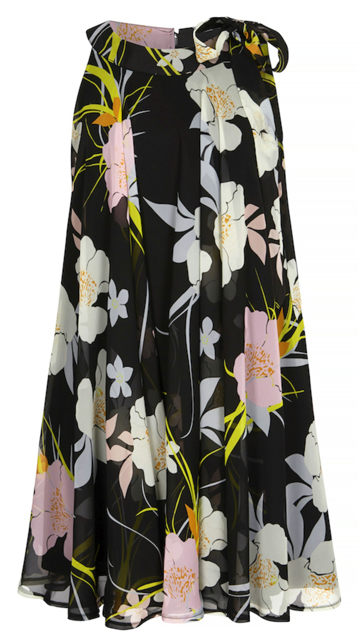 Tie neck floral dress £50