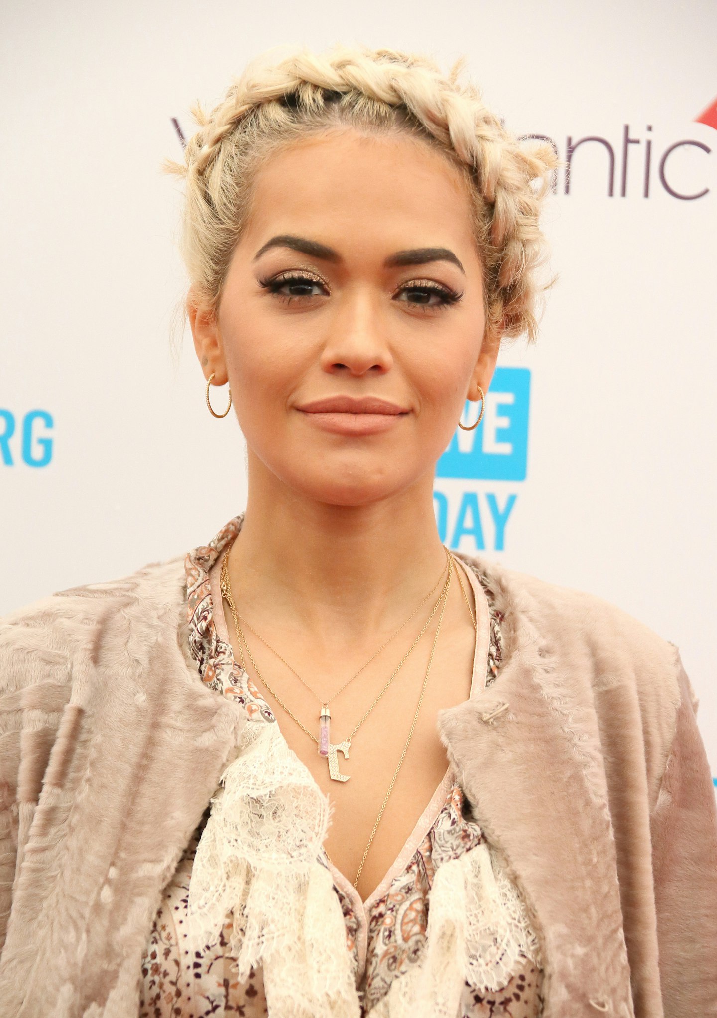 Rita Ora Plaited Braided Hairstyles