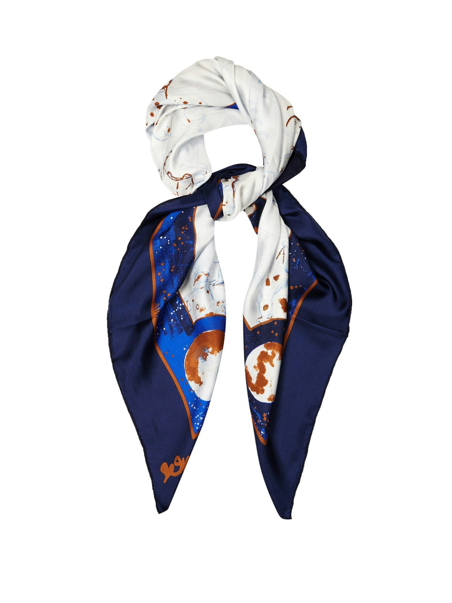 Diane Von Furstenberg printed silk scarf