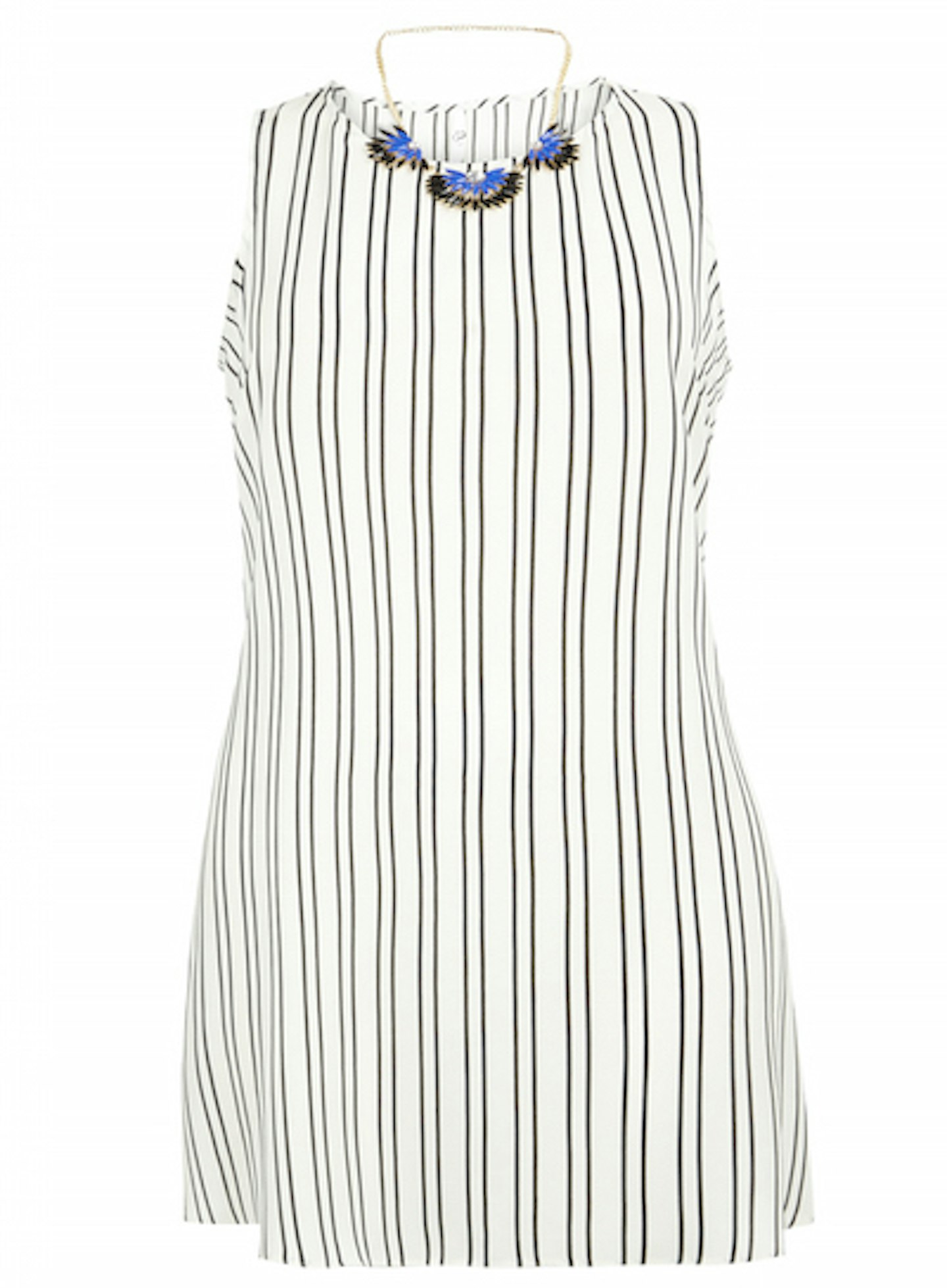 Ivory striped necklace top £30