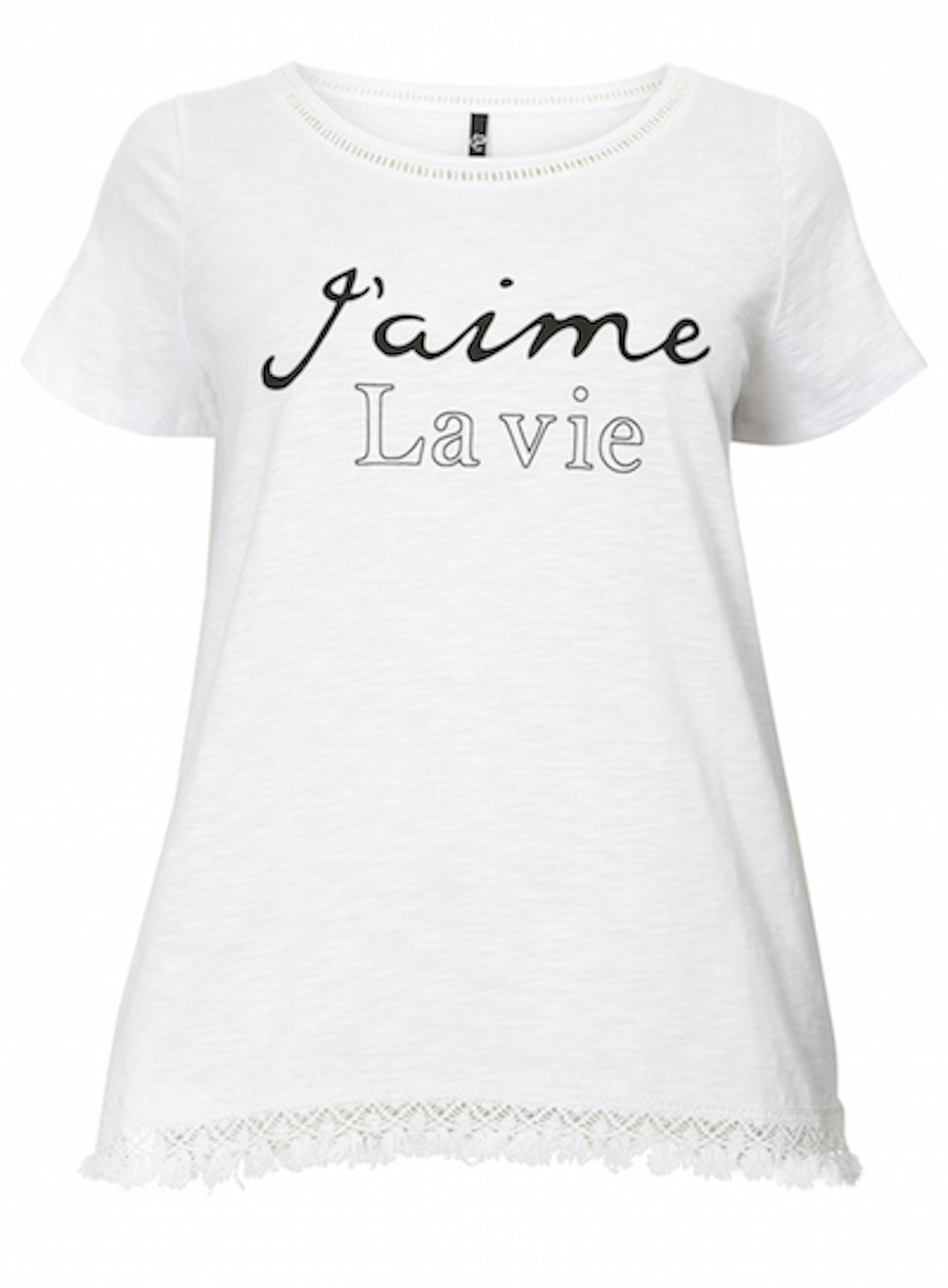 Logo printed tee £22