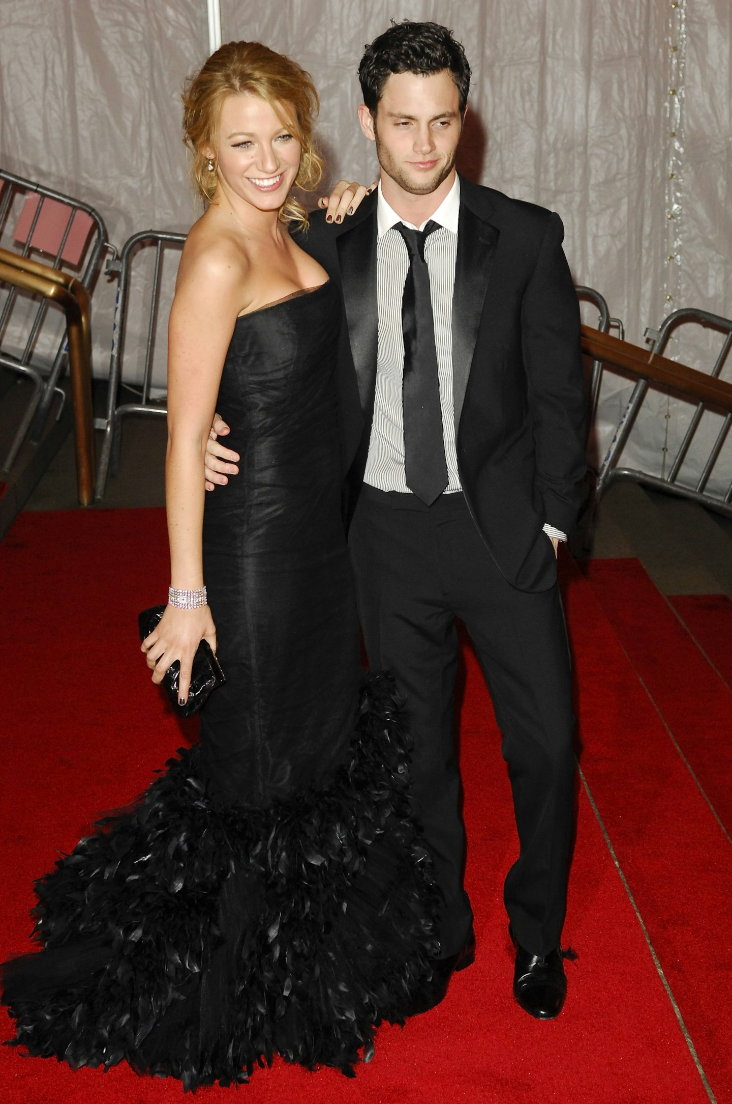 blake lively, met gala, ralph lauren, penn badgley, gossip girl, dan humphrey