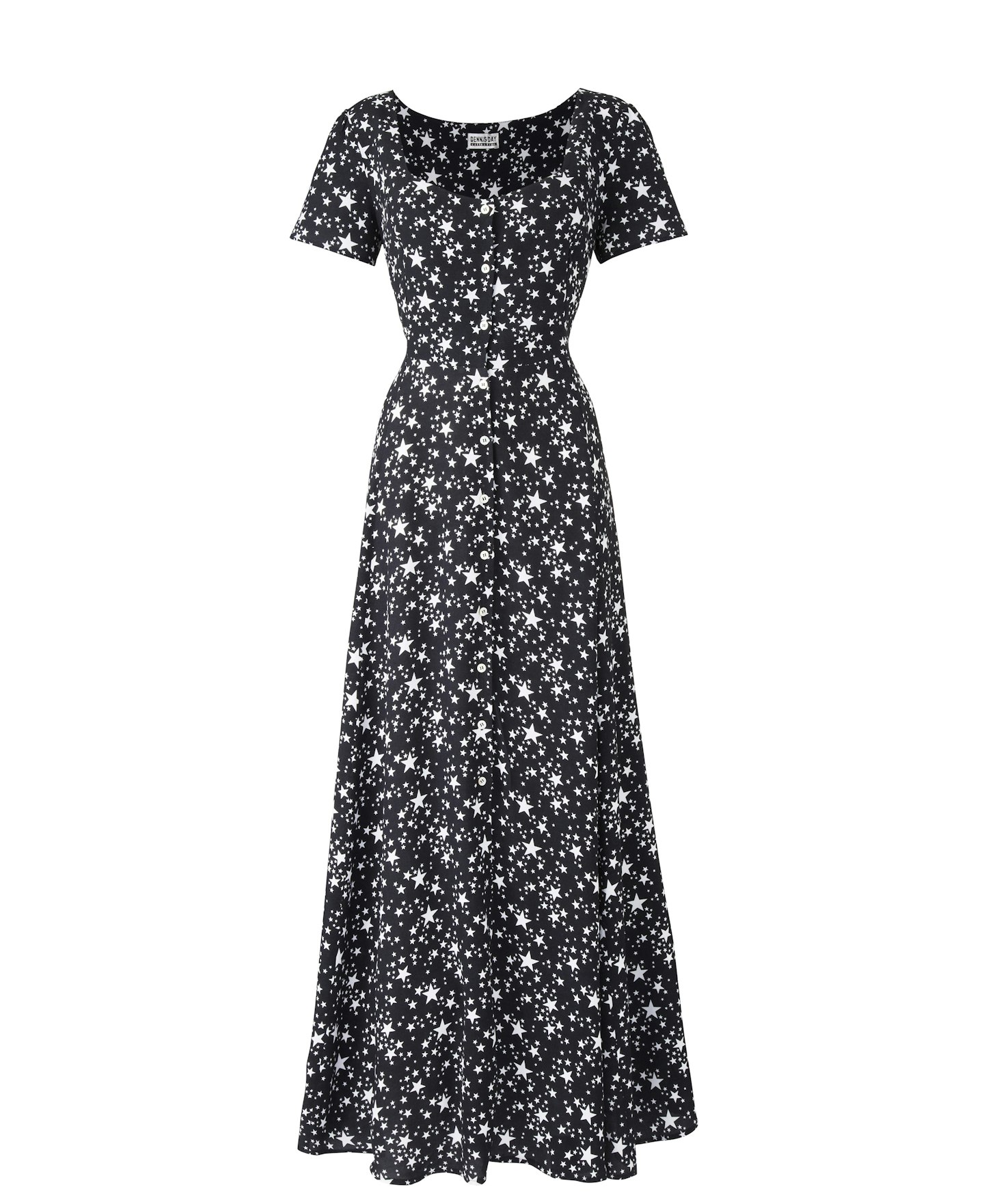 Star print maxi dress £55