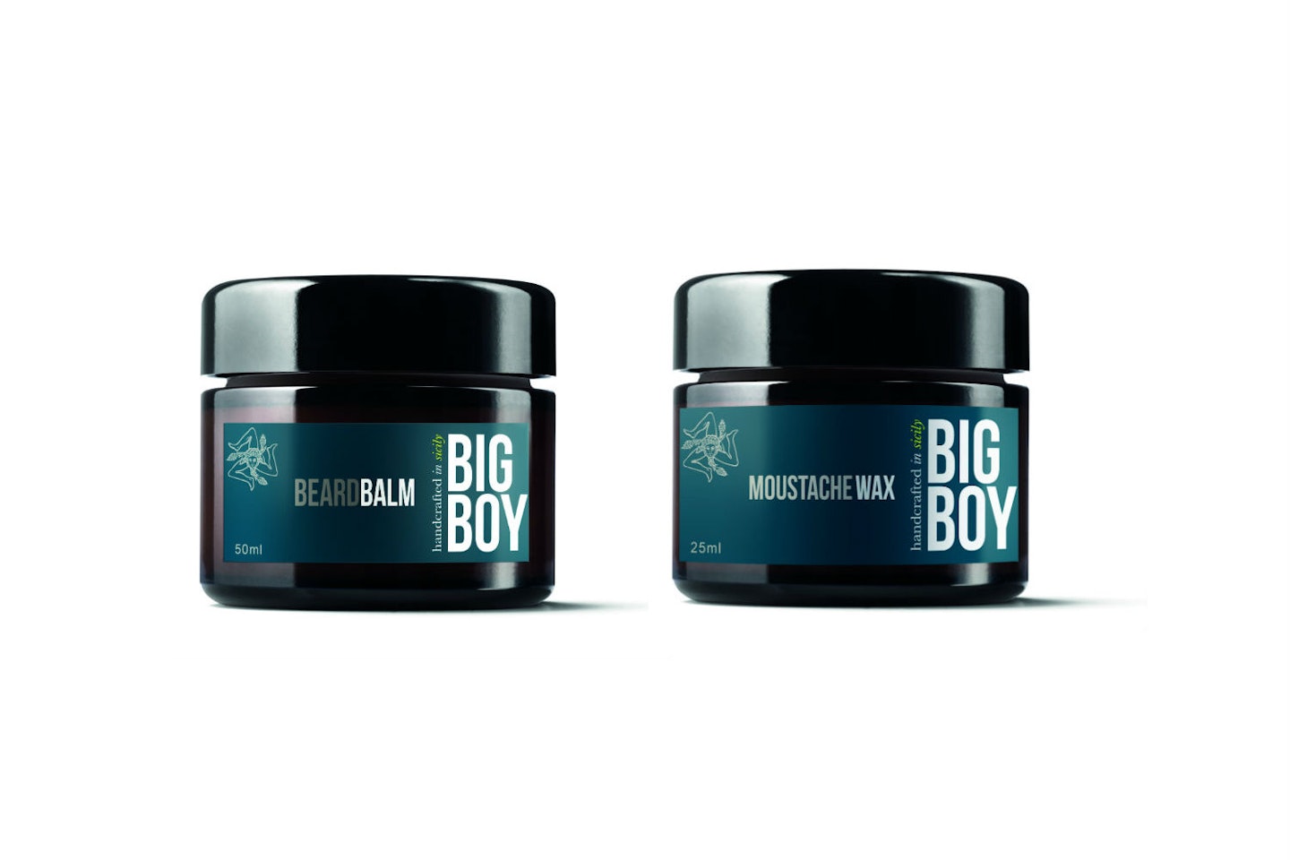 From 21.95, Big Boy Beard Balm & Moustache Wax, www.forbigboys.co.uk