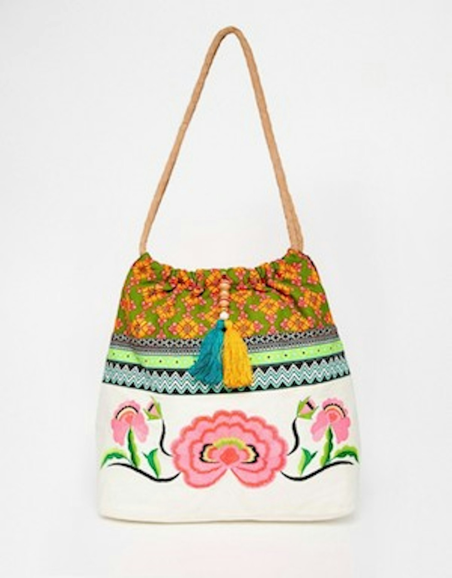 Embroidered Tassel Bag 30