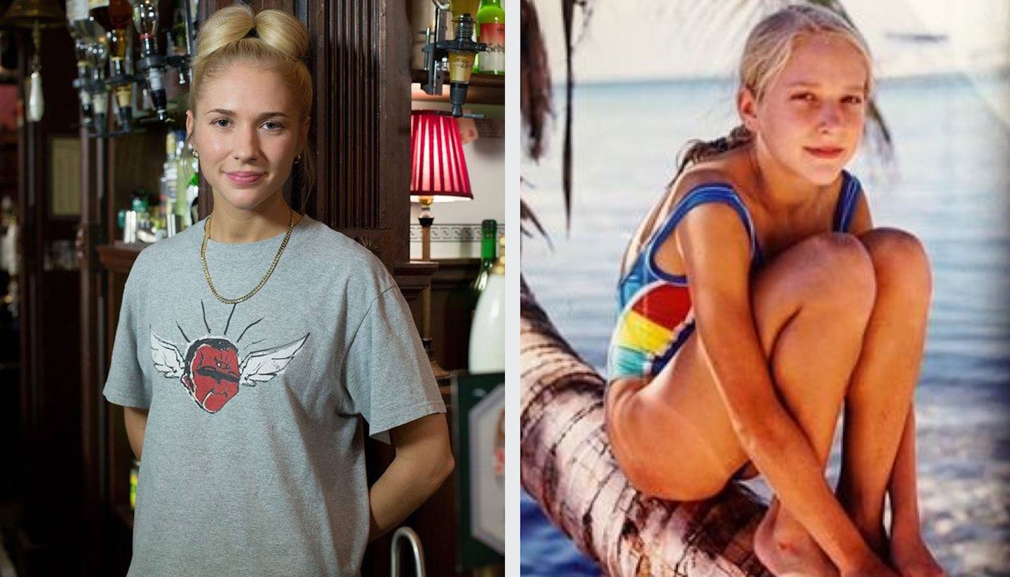 Maddy Hill / Nancy Carter's throwback