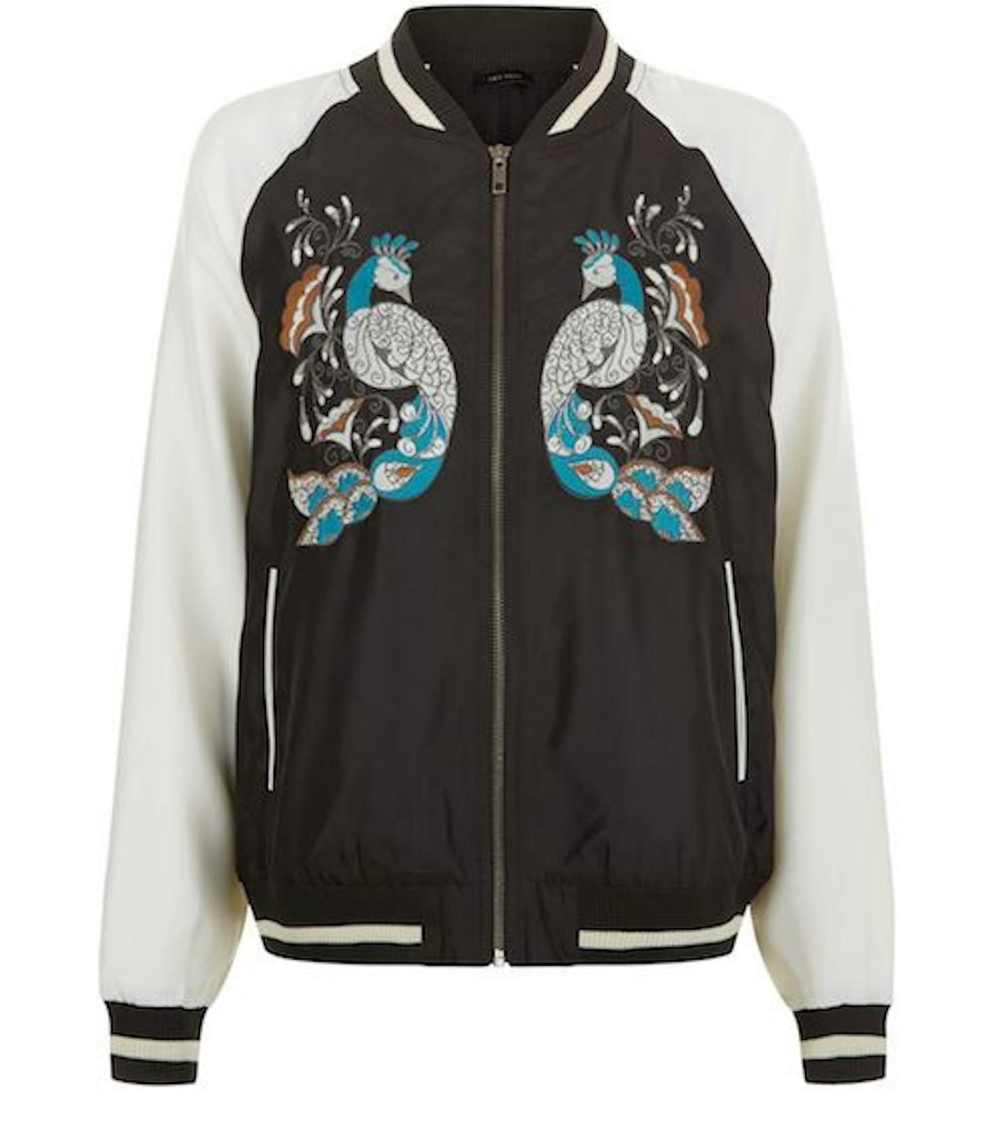 New Look Embroidered Bomber £34.99