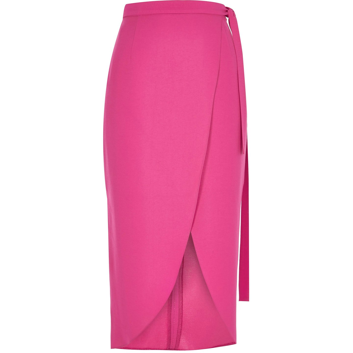 Pink Wrap Midi Skirt, £30