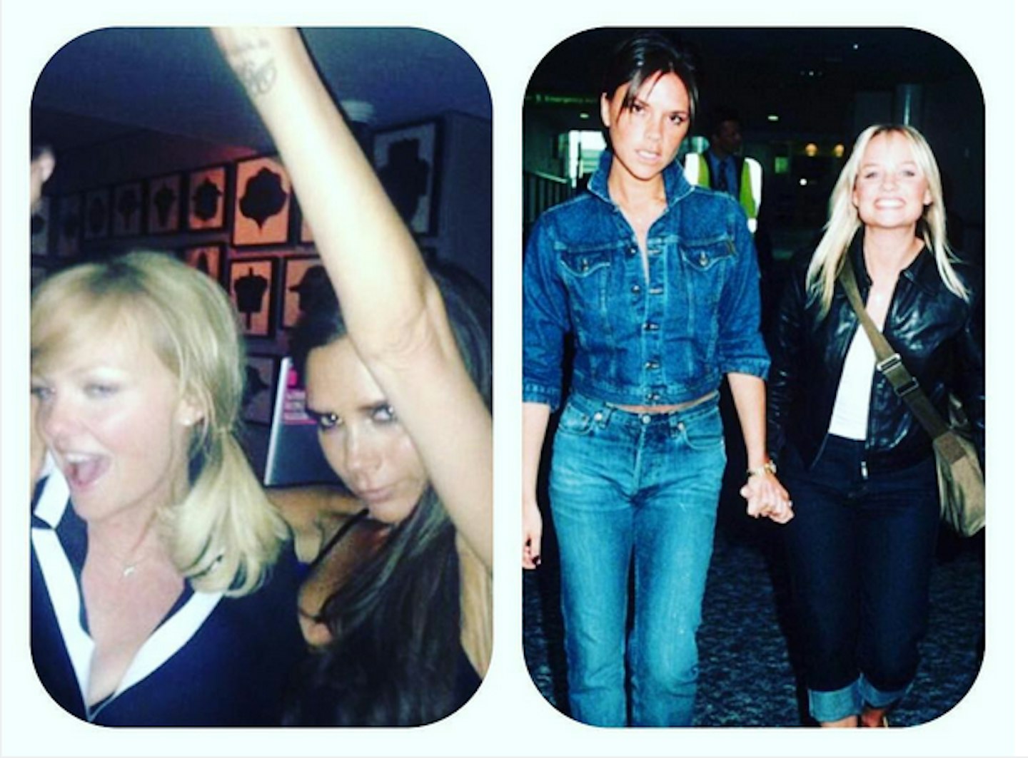 Emma Bunton Victoria Beckham