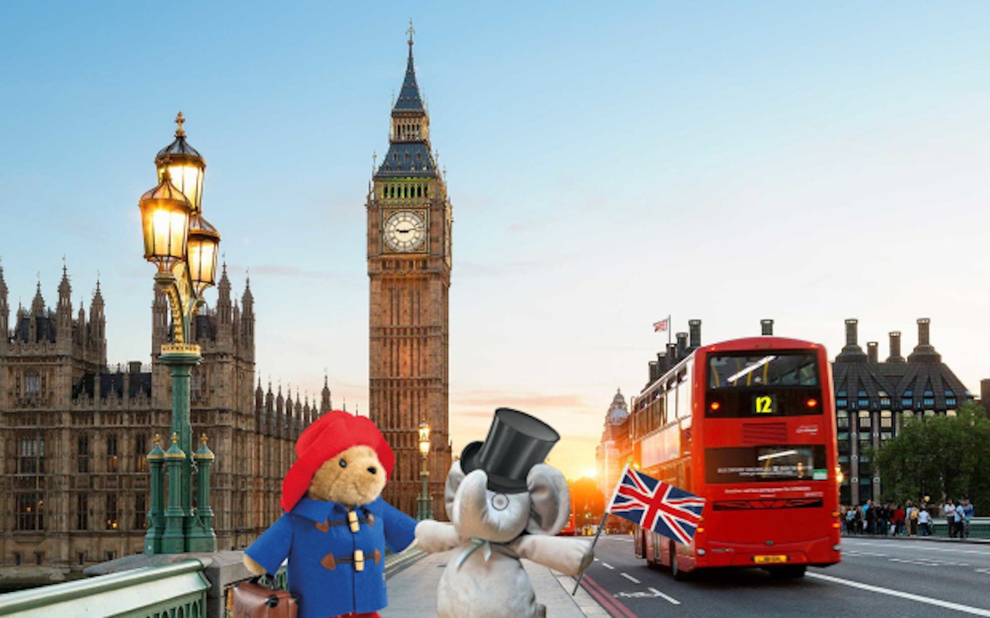 Photoshop elephant toy visits London