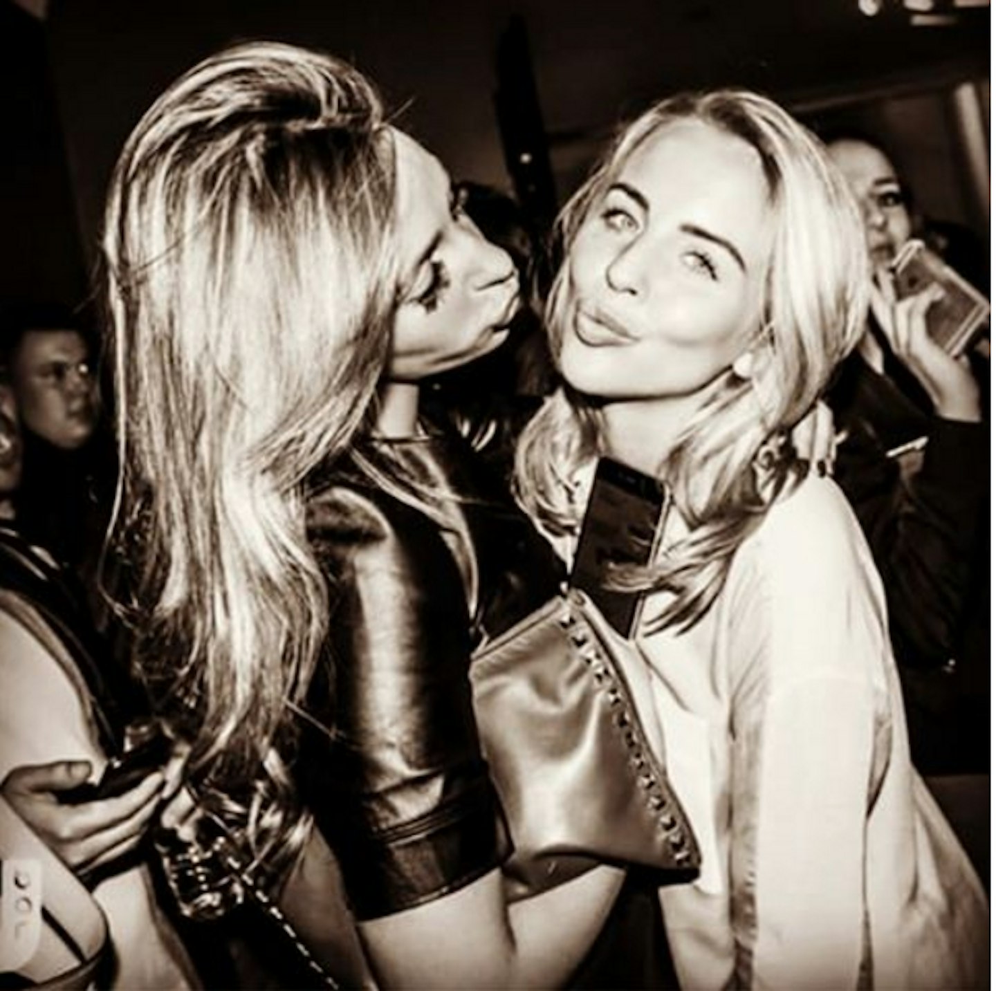 Amber with BFF Lydia Bright