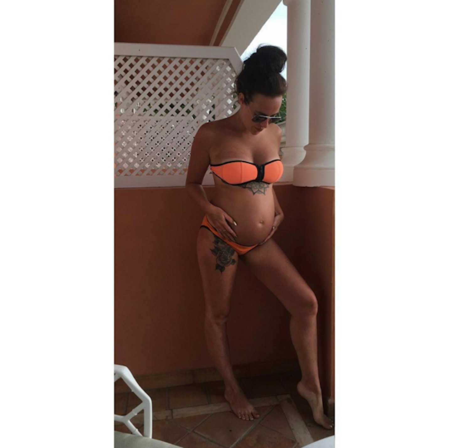 Stephanie Davis baby bump