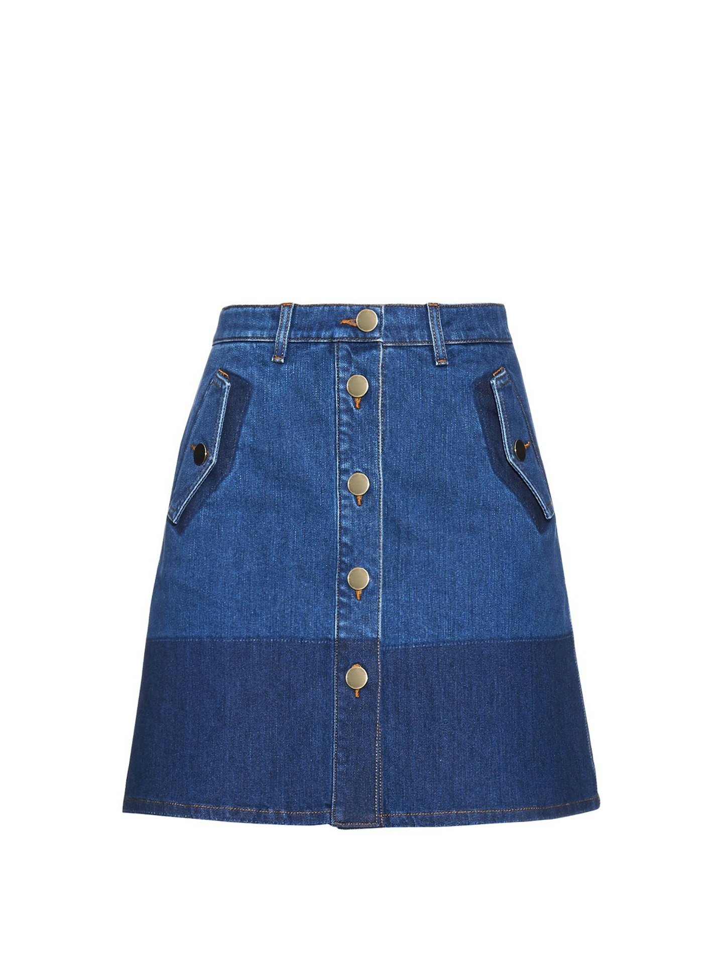 Valentino Button-down denim mini skirt £475